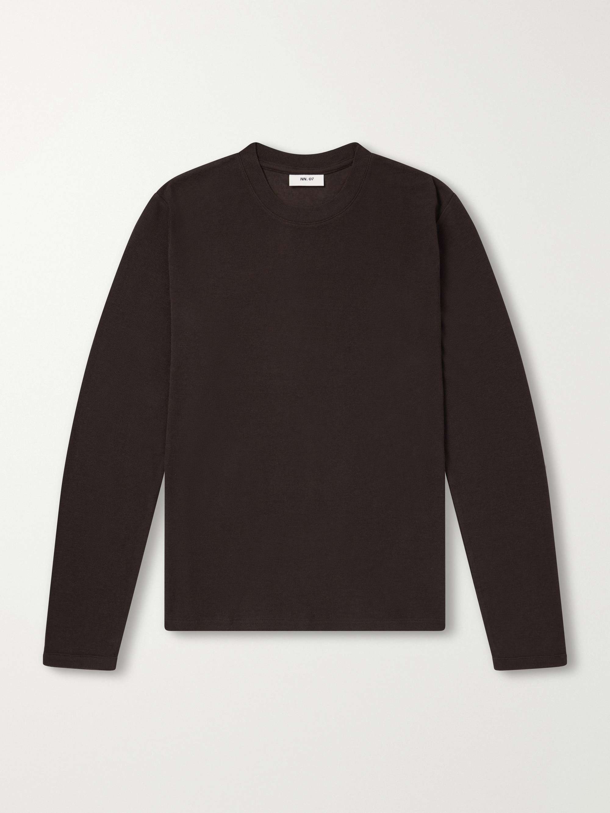 NN07 Clive Waffle-Knit Cotton and Modal-Blend T-Shirt