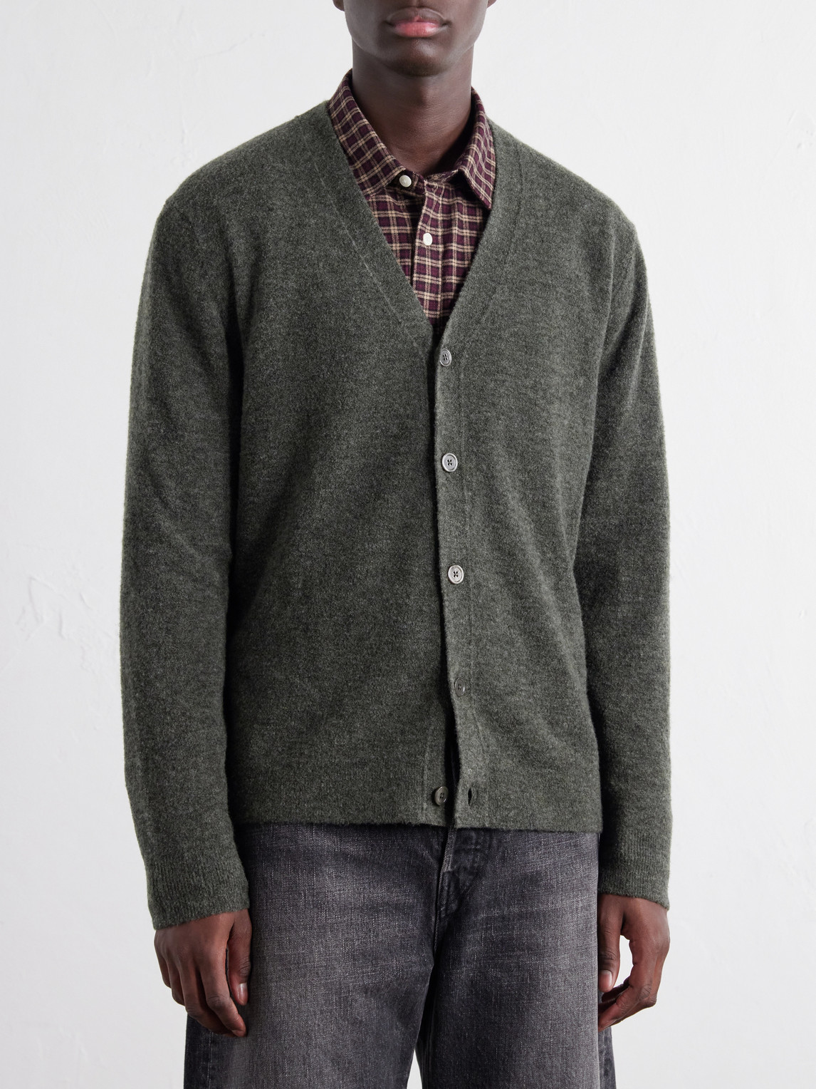 Gavin 60073 Bouclé Wool-Blend Cardigan