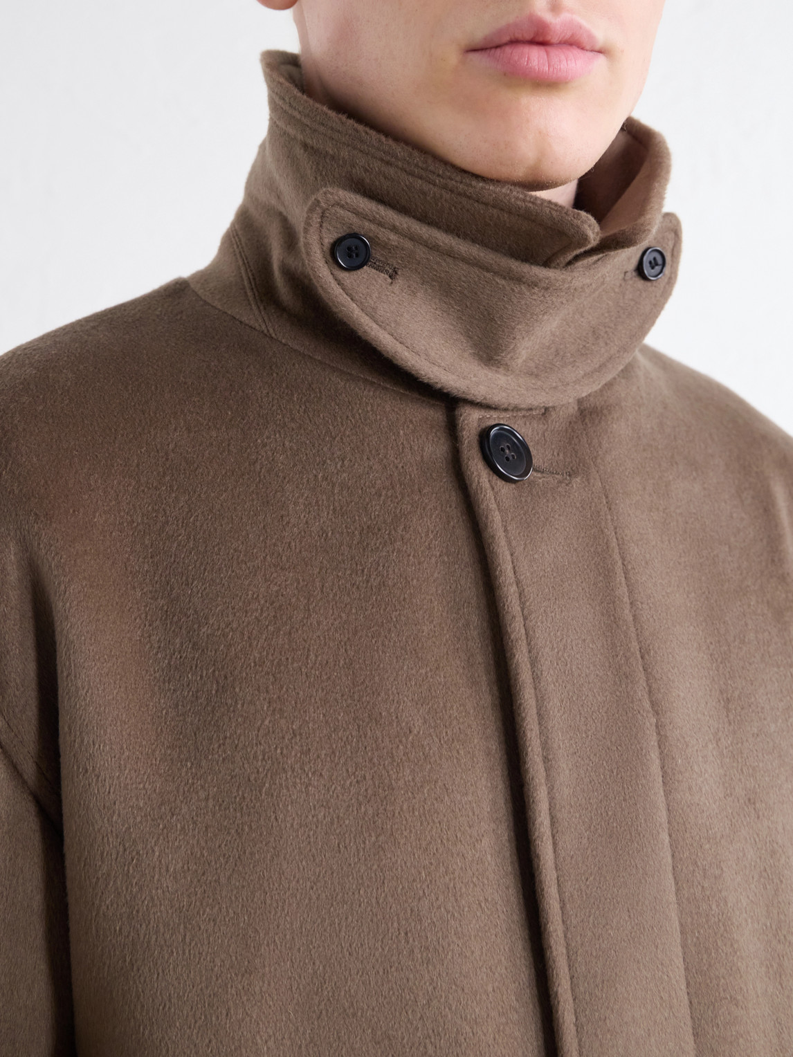 Gibson 80040 Brushed Wool-Blend Flannel Coat