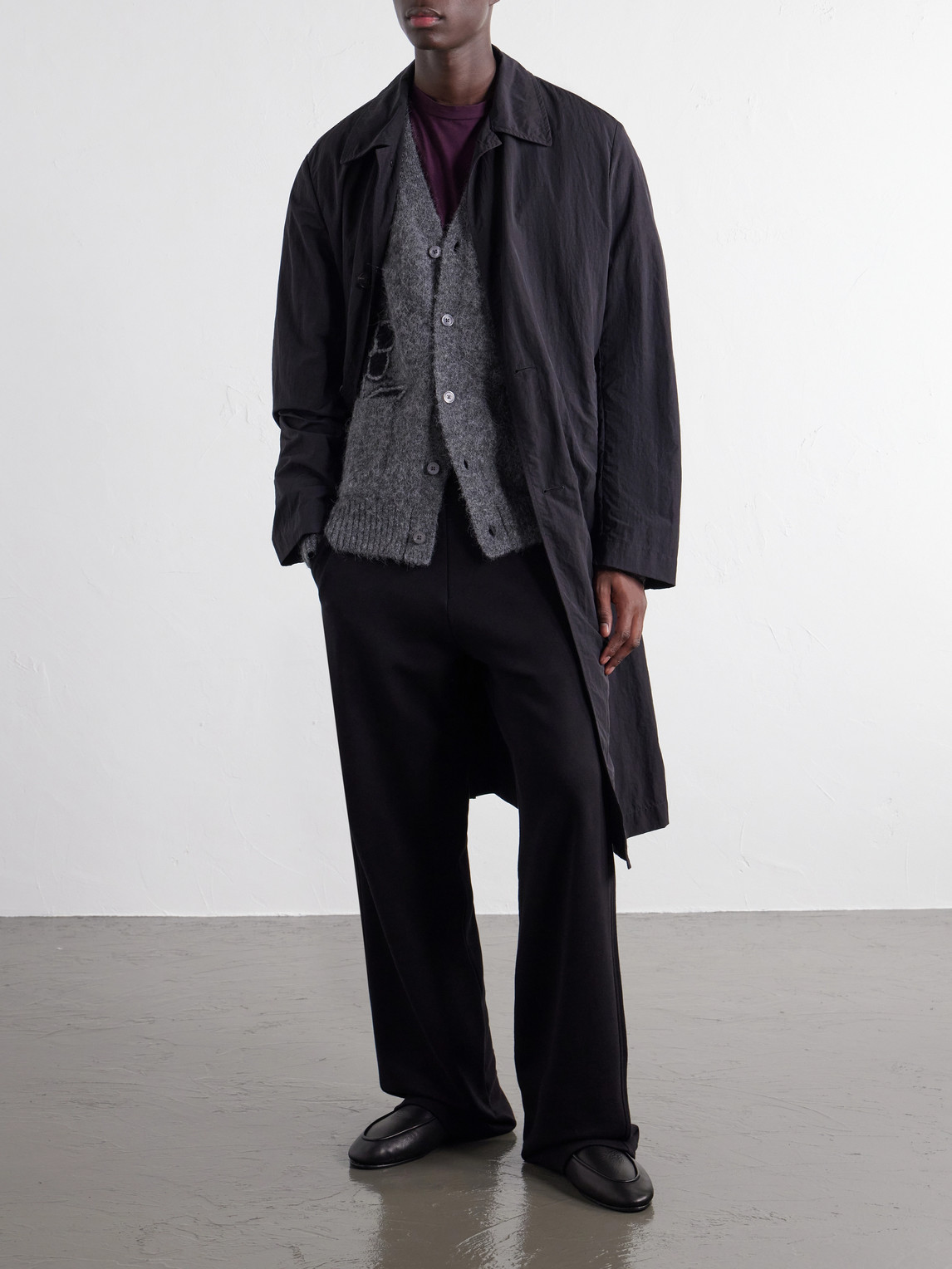 Kyle 60021 Embroidered Intarsia-Knit Brushed Alpaca-Blend Cardigan