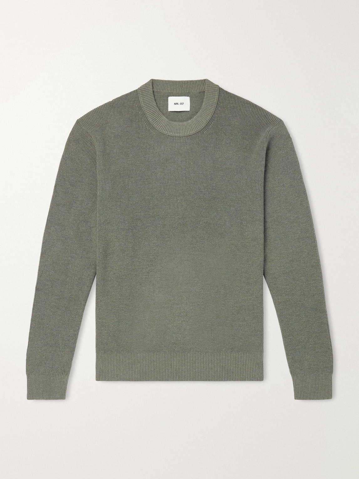 Hope Rib Crew 60060 Organic Cotton And Cashmere-Blend Sweater