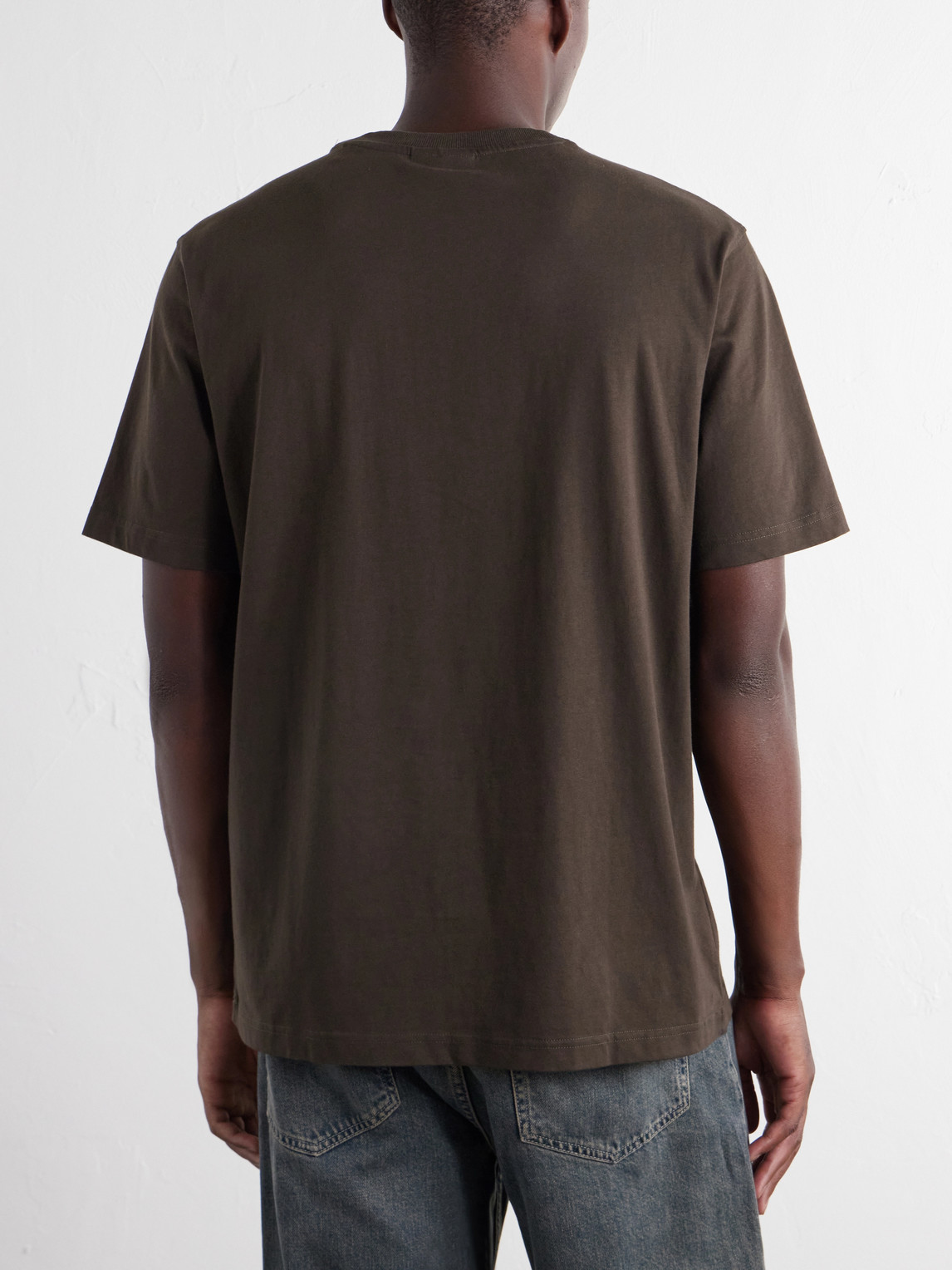 Adam 3209 Logo-Embroidered Pima Cotton-Jersey T-Shirt