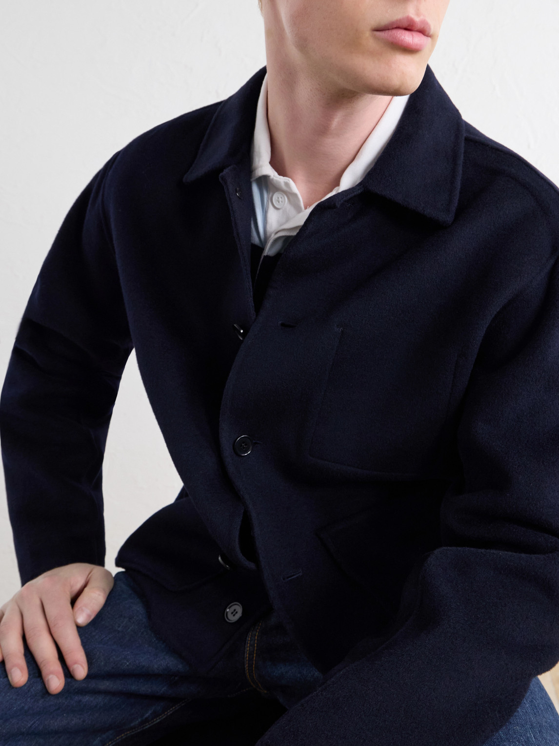 Morgan 8447 Wool-Blend Twill Jacket
