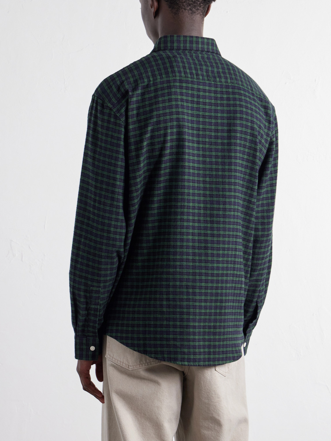 Deon 5465 Checked Organic Cotton-Flannel Shirt
