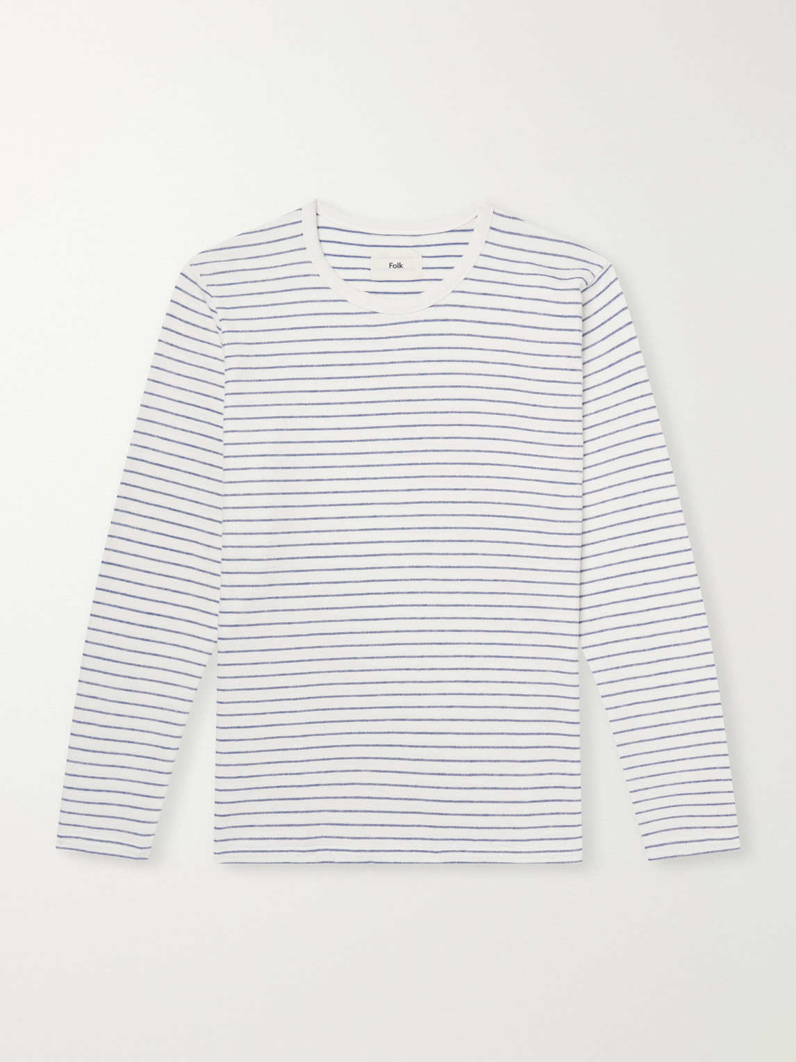 Folk Striped Cotton T-shirt In Neutrals