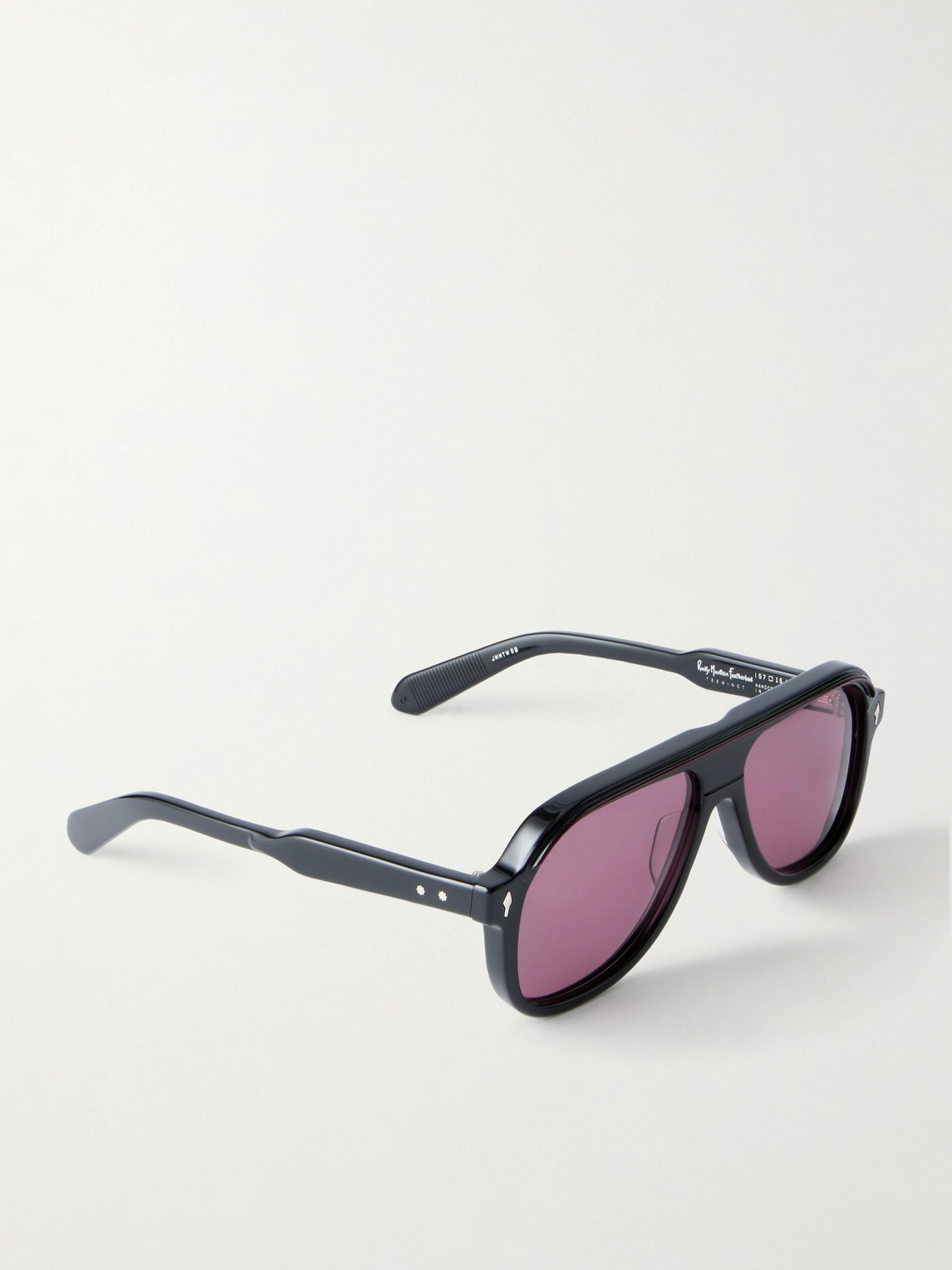  Jacques Marie Mage - Rocky Mountain Featherbed Teewinot Aviator-style Acetate Sunglasses - Men - Black 