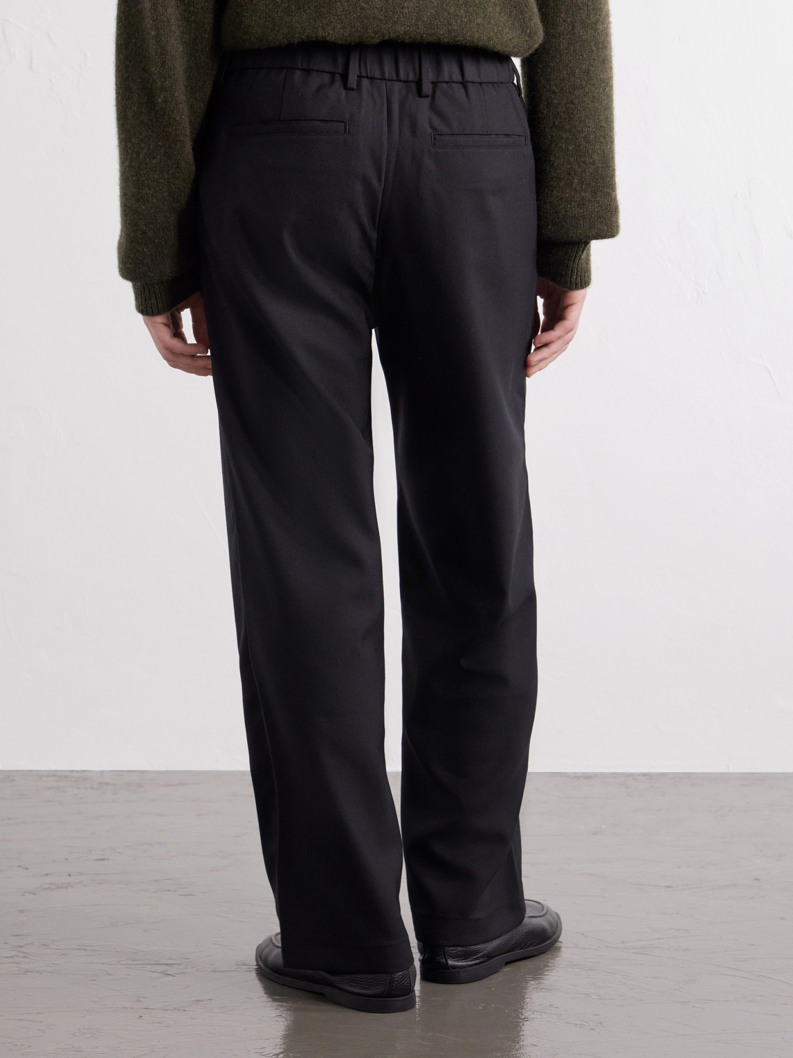 Mr P. - Wide-Leg Pleated Wool-Fresco Trousers