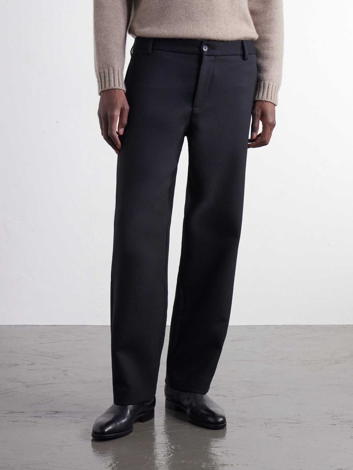 Mr P. - Straight-Leg Tricotine Twill Trousers
