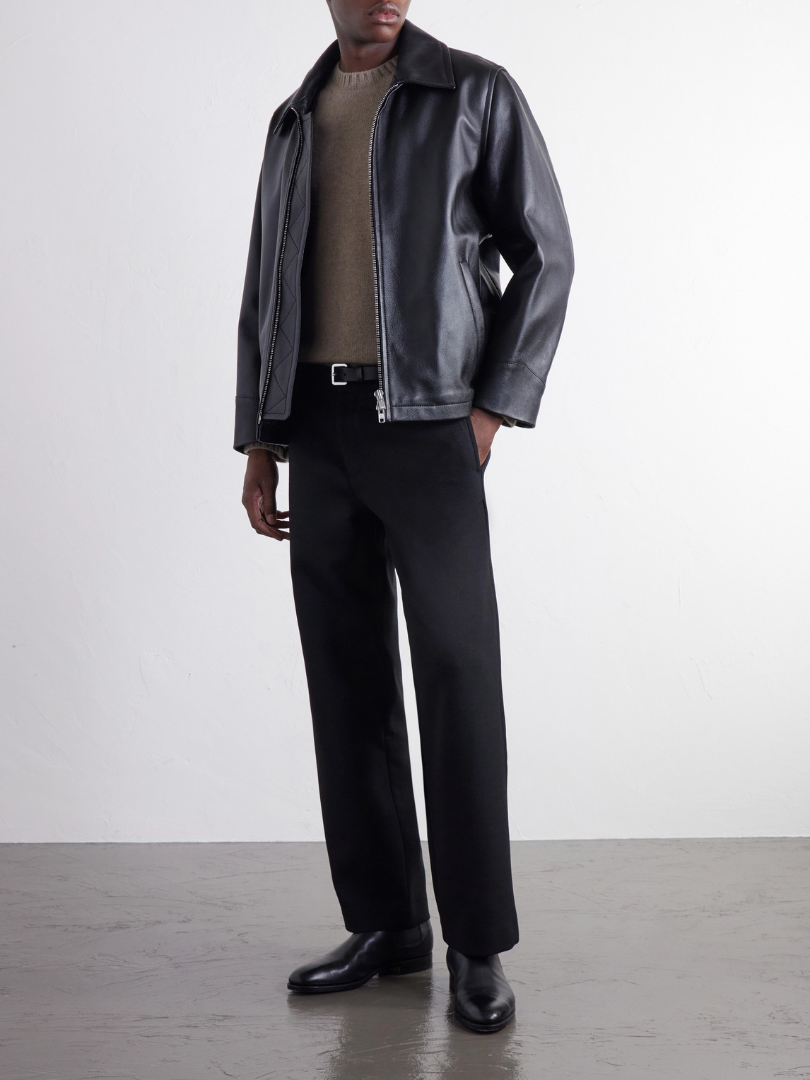 Mr P. - Straight-Leg Tricotine Twill Trousers