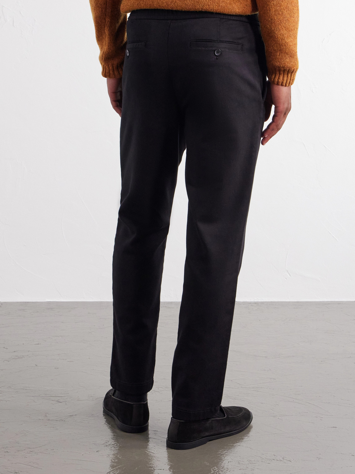 Mr P. - Tapered Cotton-Blend Jersey Drawstring Sweatpants