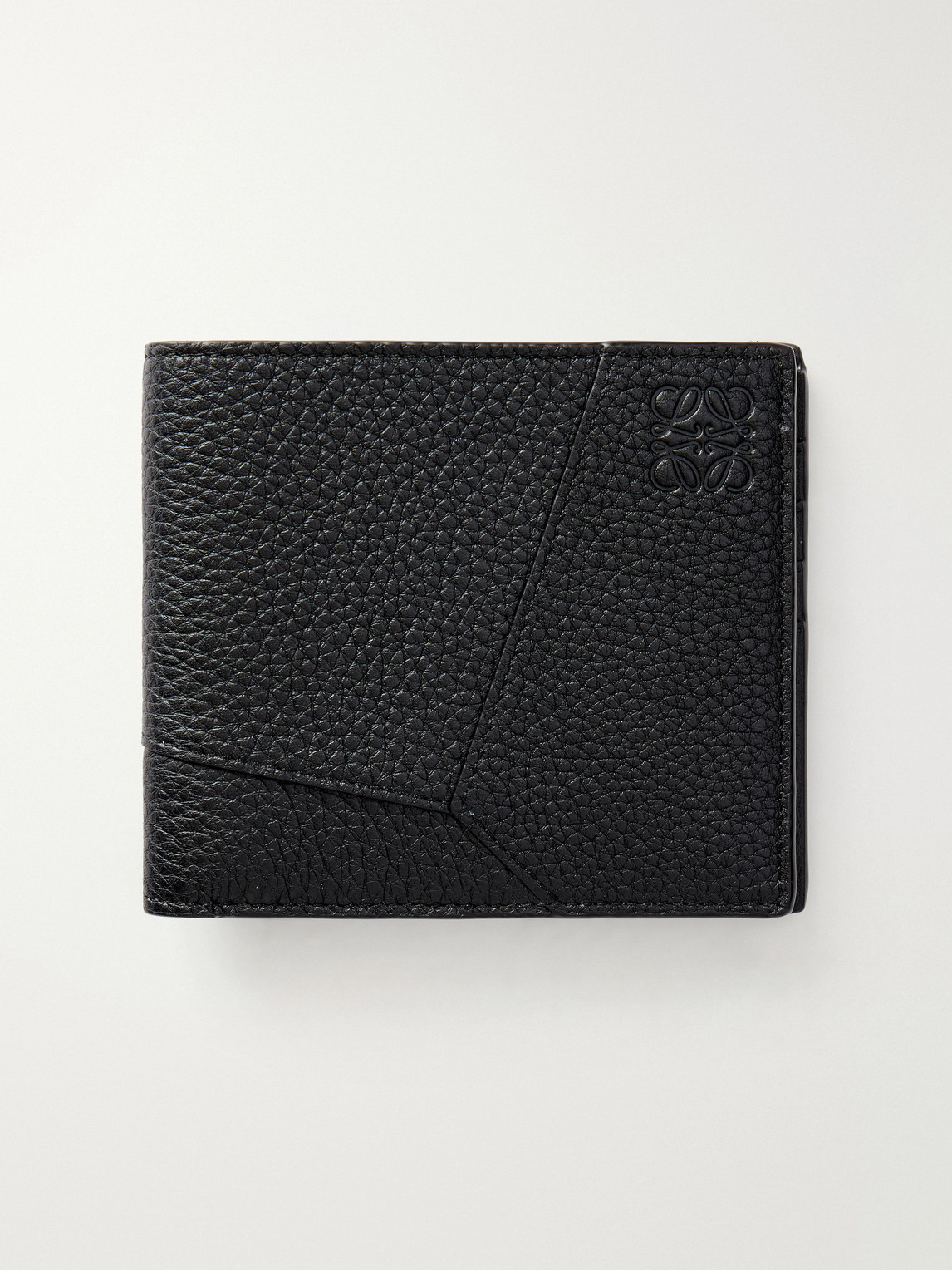 Loewe Puzzle Edge Panelled Full-Grain Leather Bifold Wallet - Men | Thumbnail 5