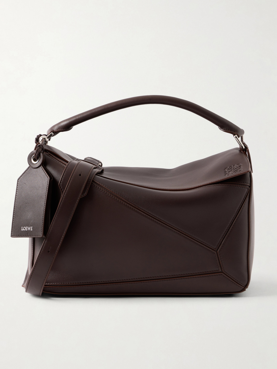 Loewe Puzzle Featherlight Large Leather Messenger Bag - Men | Thumbnail 5 Loewe Puzzle Featherlight Large Leather Messenger Bag - Men | Thumbnail 5