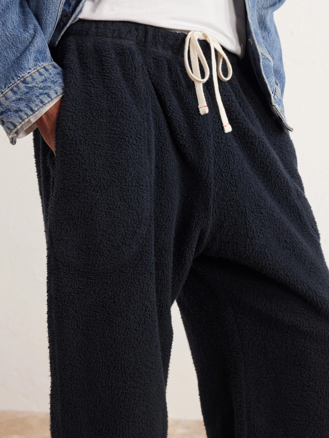 Straight-Leg Cotton-Fleece Sweatpants
