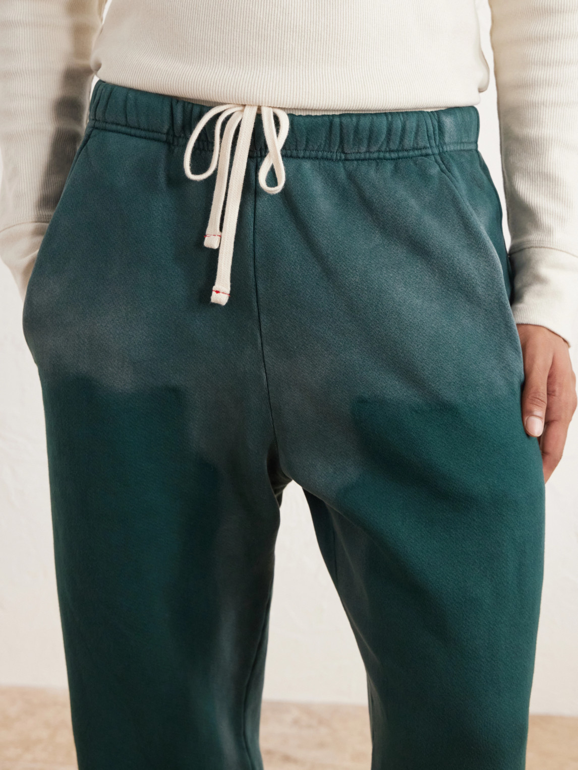 Straight-Leg Cotton-Jersey Sweatpants