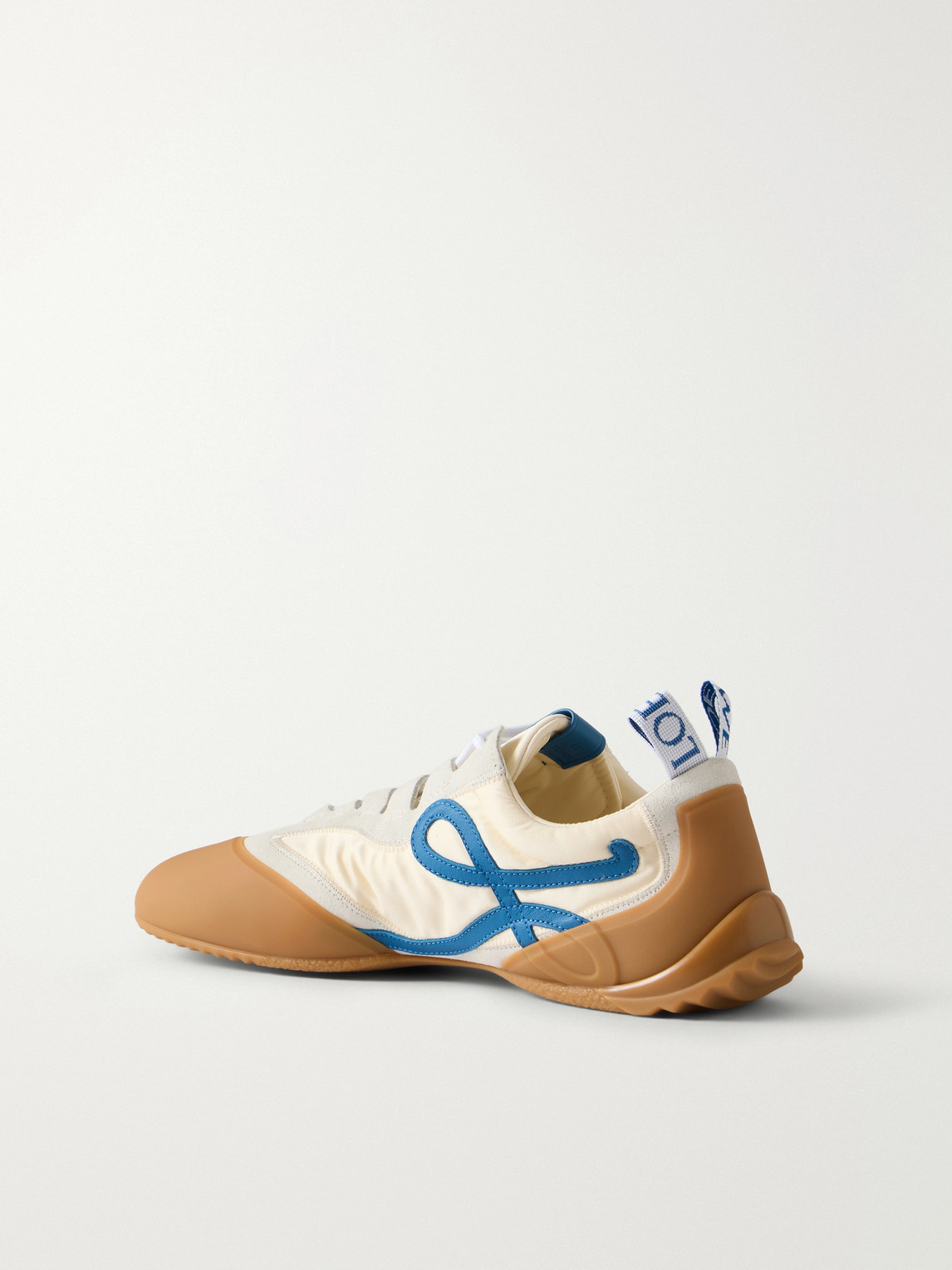 Grip Suede-Trimmed Nylon Sneakers
