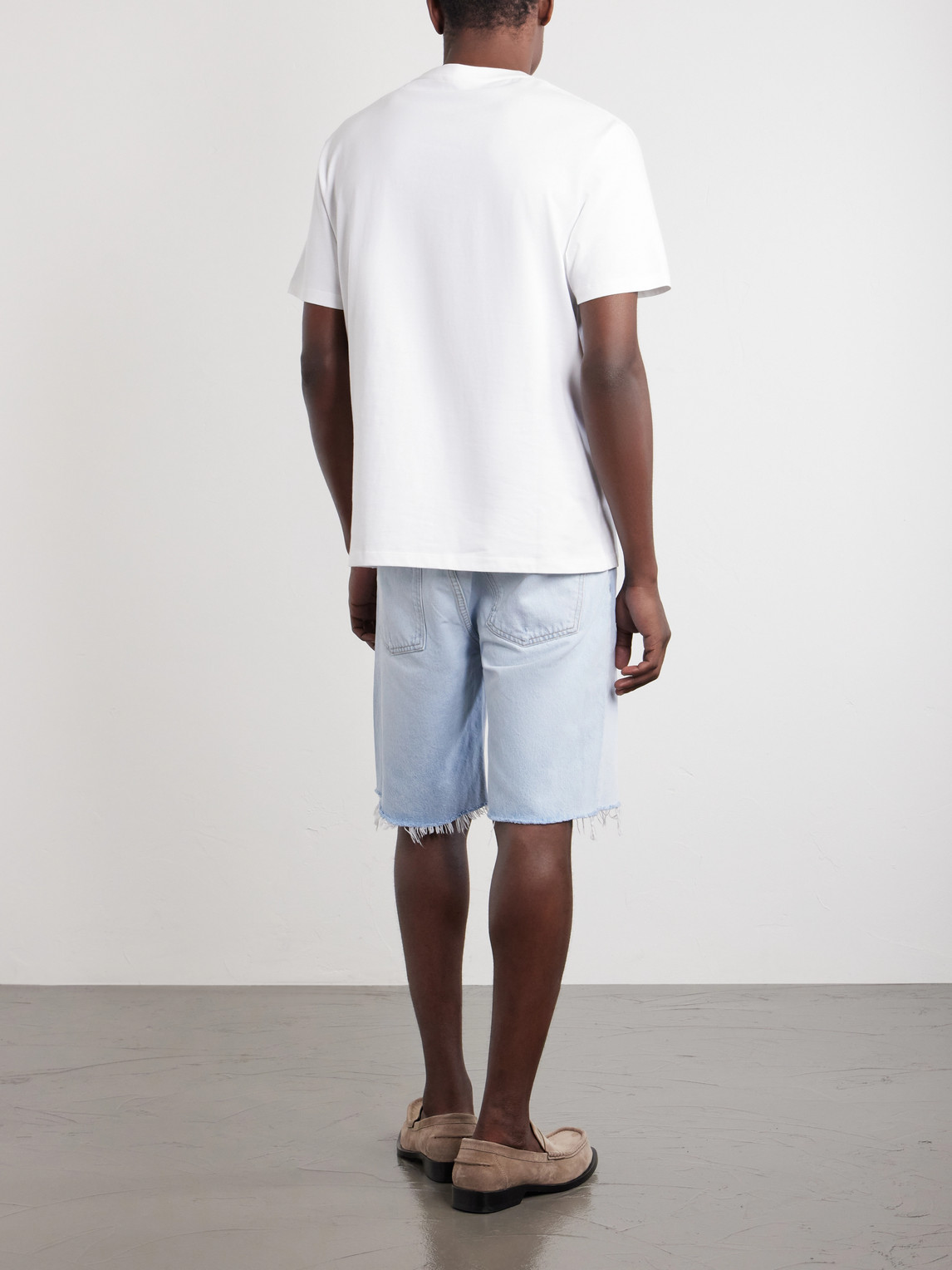 Anagram-Embroidered Cotton-Jersey T-Shirt