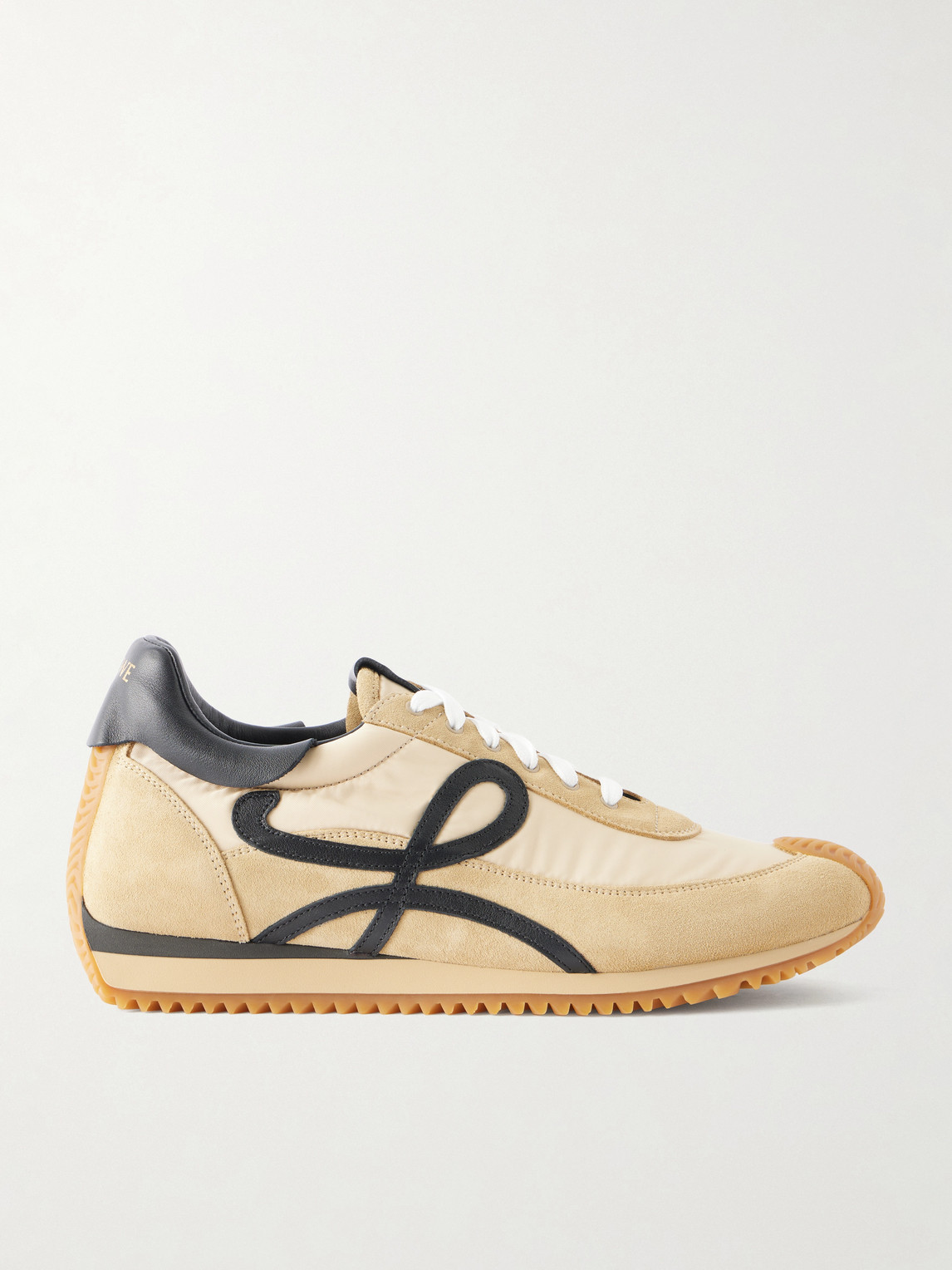 Loewe Flow Runner 2.0 Suede-trimmed Shell Sneakers In Multi