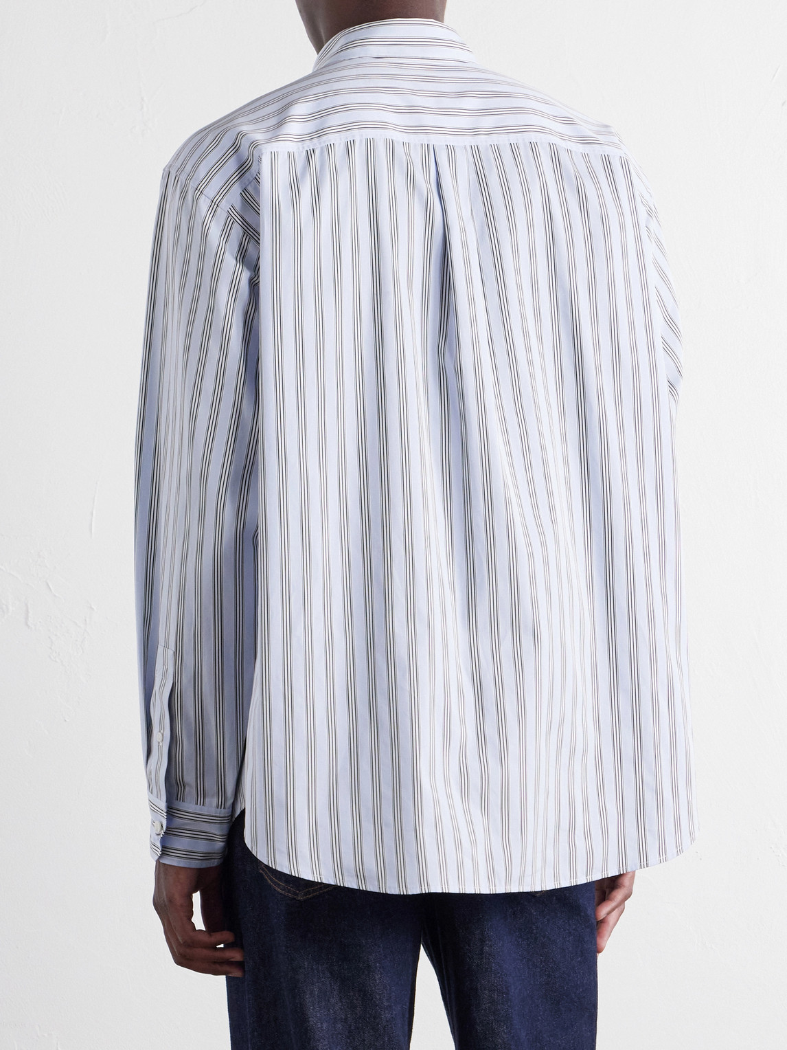 Striped Cotton-Poplin Shirt