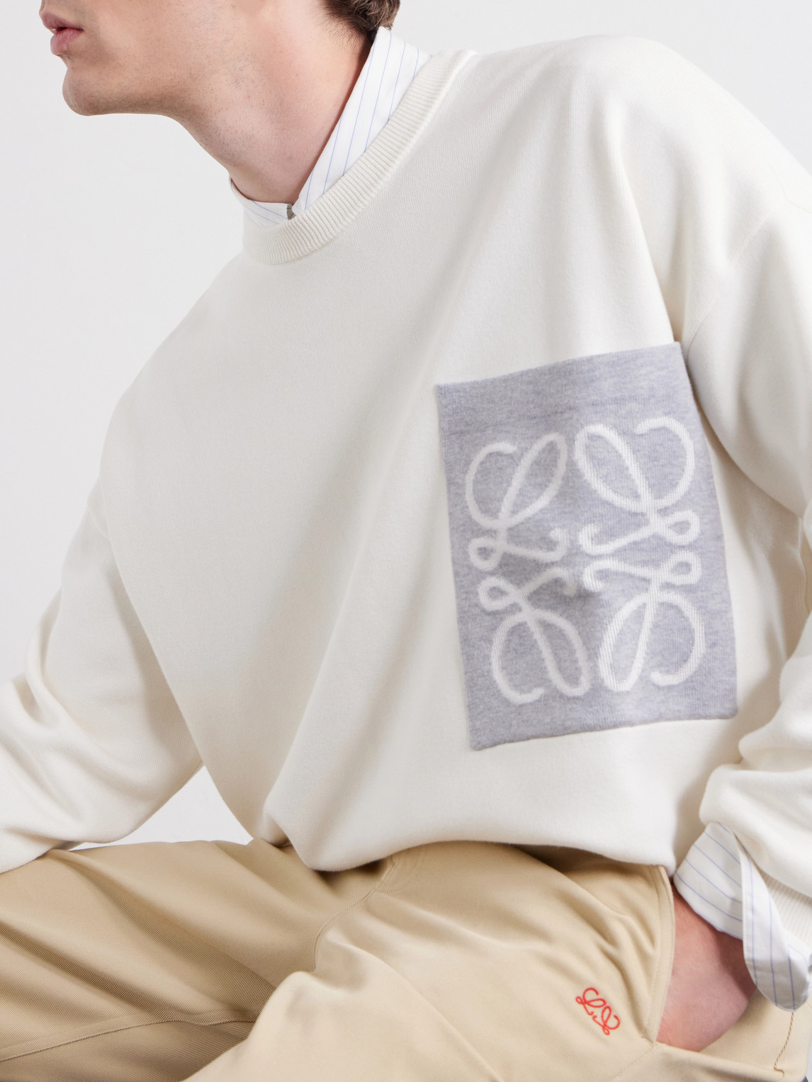 Anagram-Intarsia Sweater