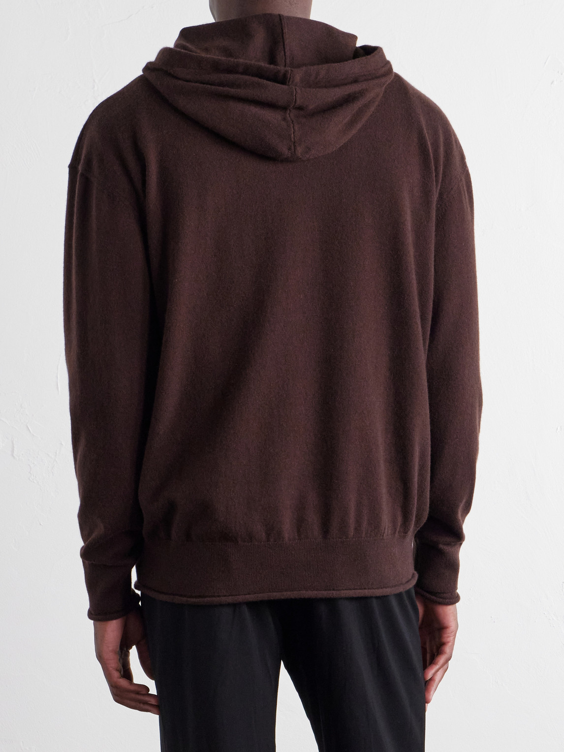 Anagram-Embroidered Cotton-Blend Hoodie