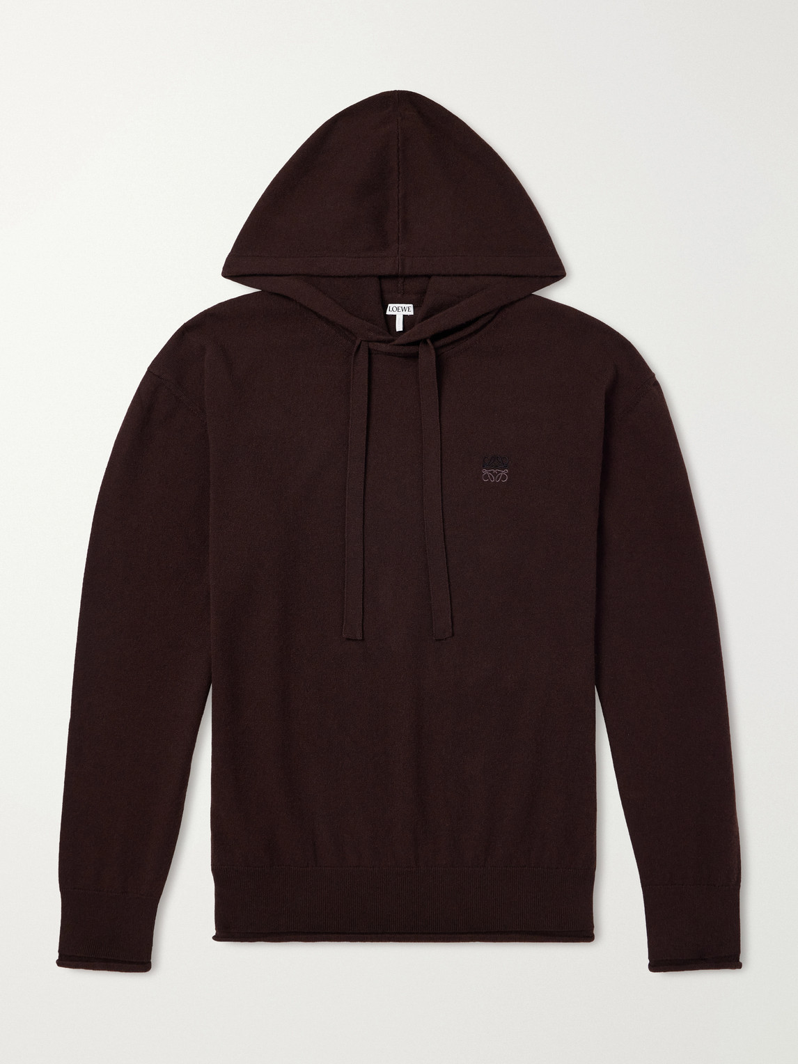 LOEWE – Anagram-Embroidered Cotton-Blend Hoodie