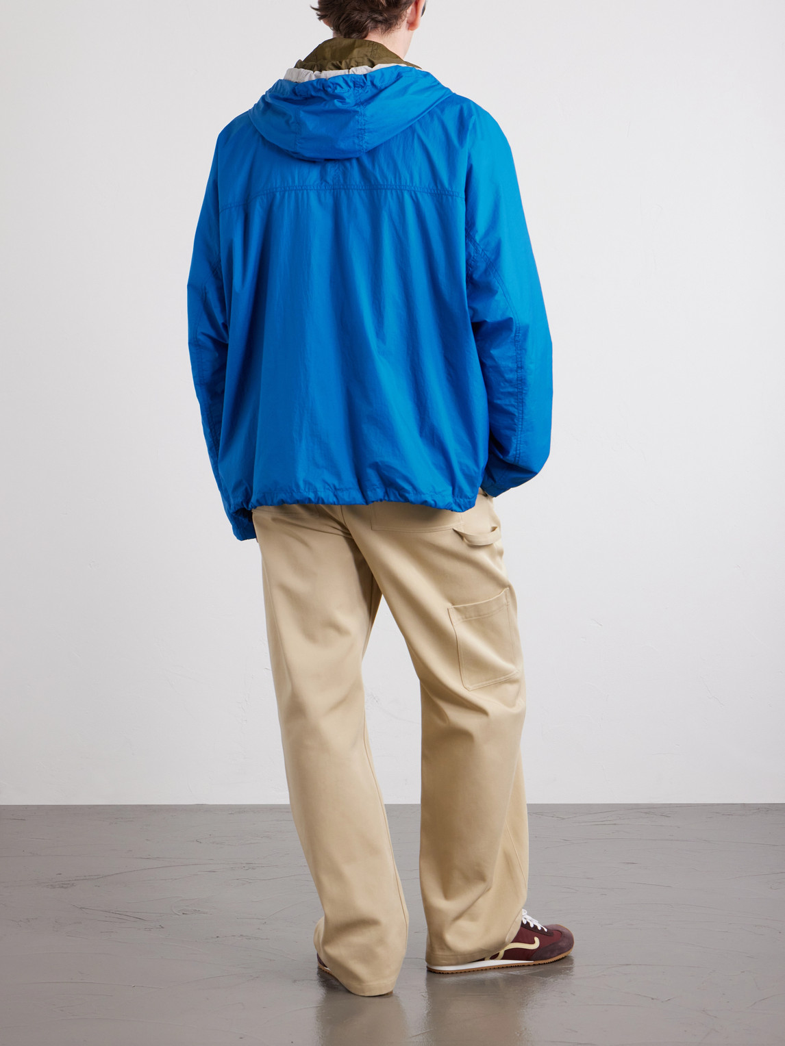 Logo-Embroidered Shell Jacket
