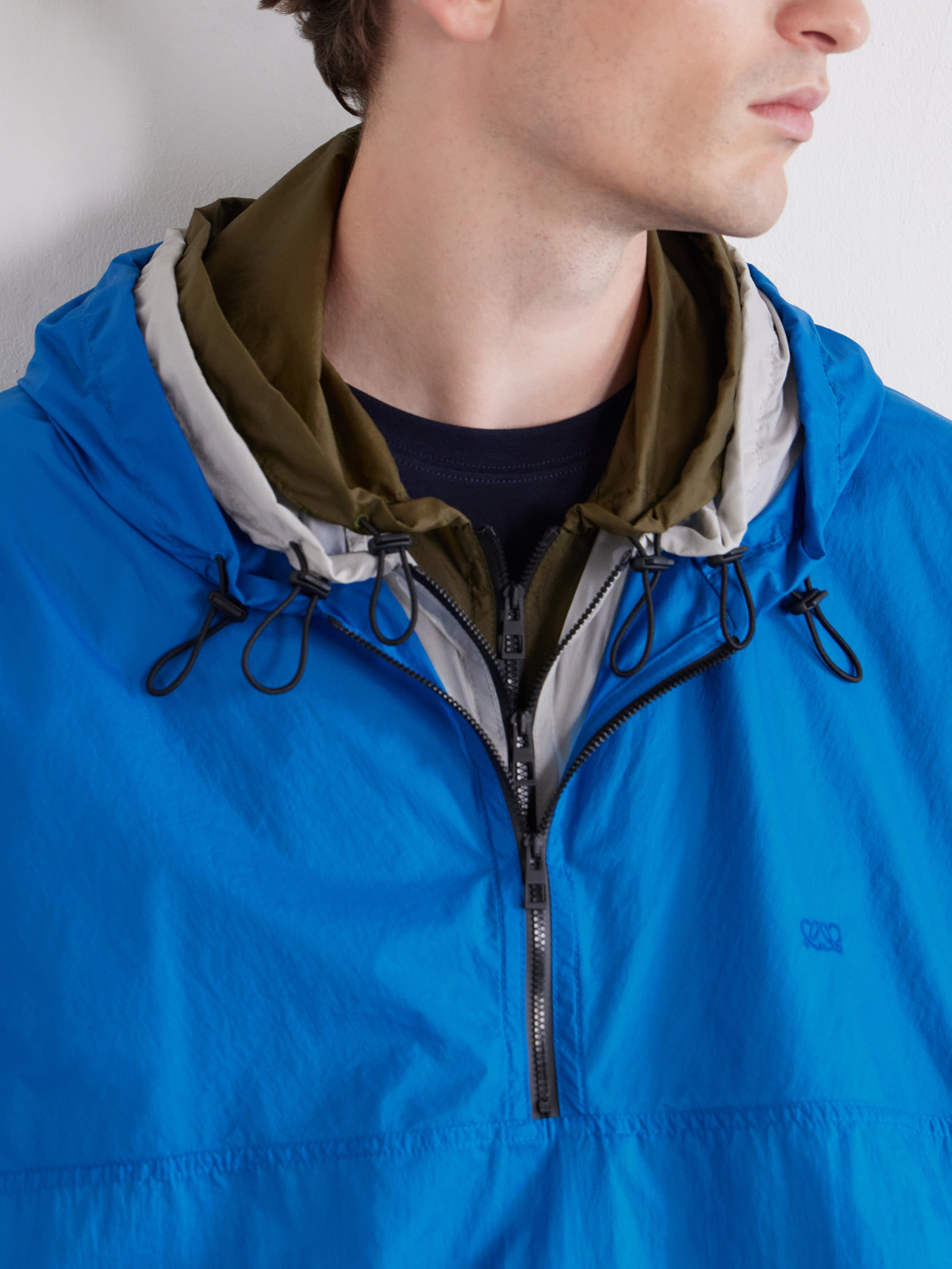 Logo-Embroidered Shell Jacket