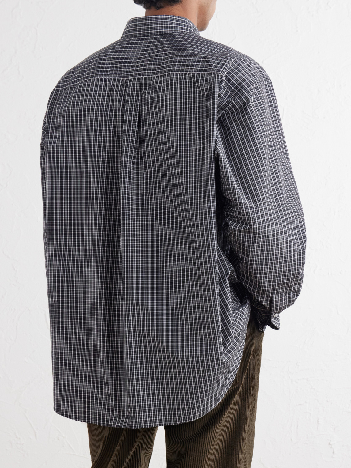 Loewe Logo-Embroidered Checked Shirt