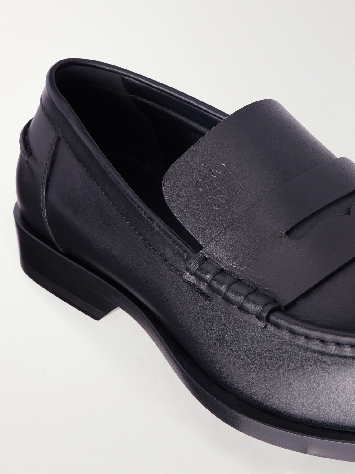 Bobine Anagram-Debossed Loafers