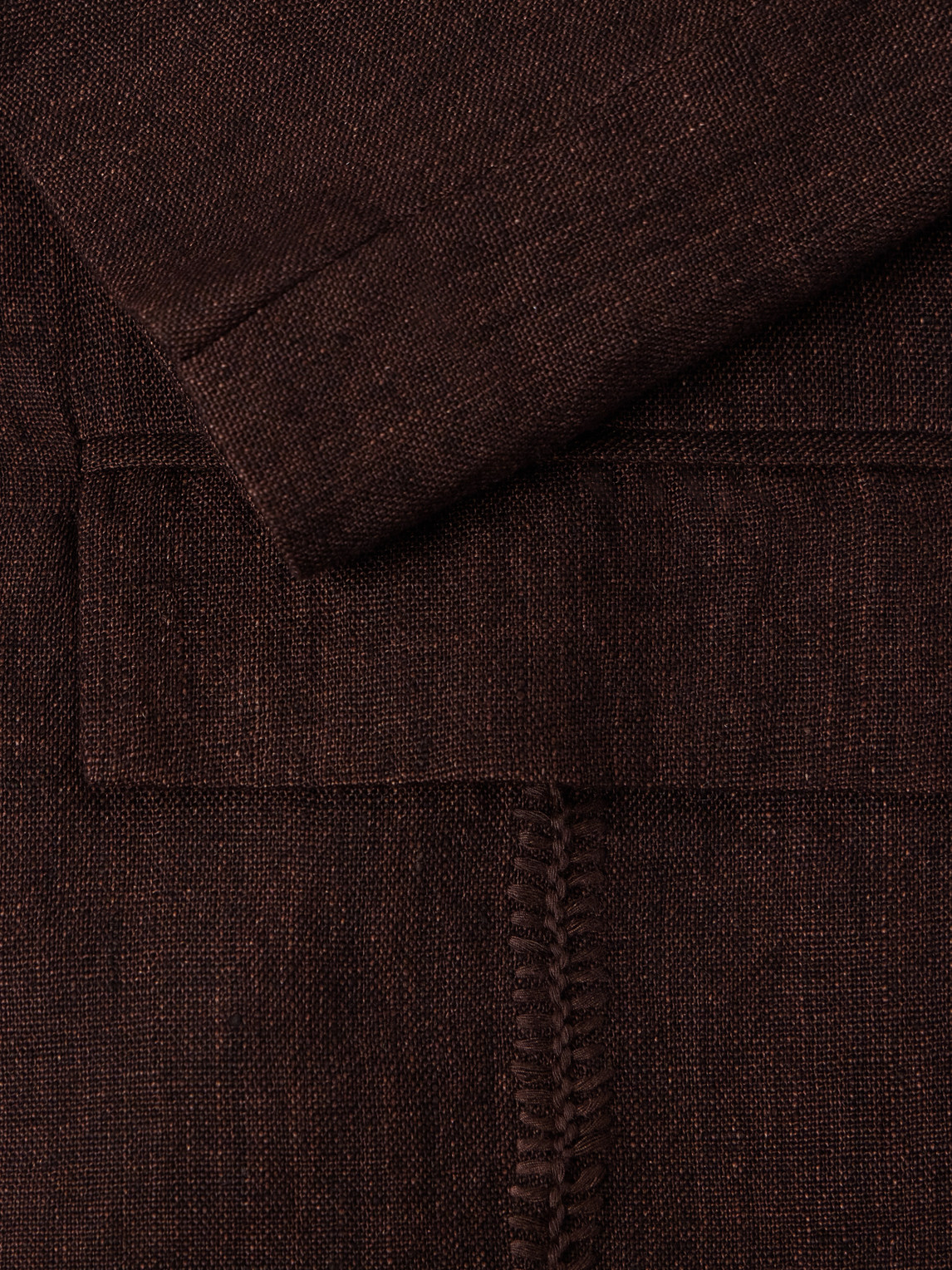 Rabari Embroidered Linen Suit Jacket