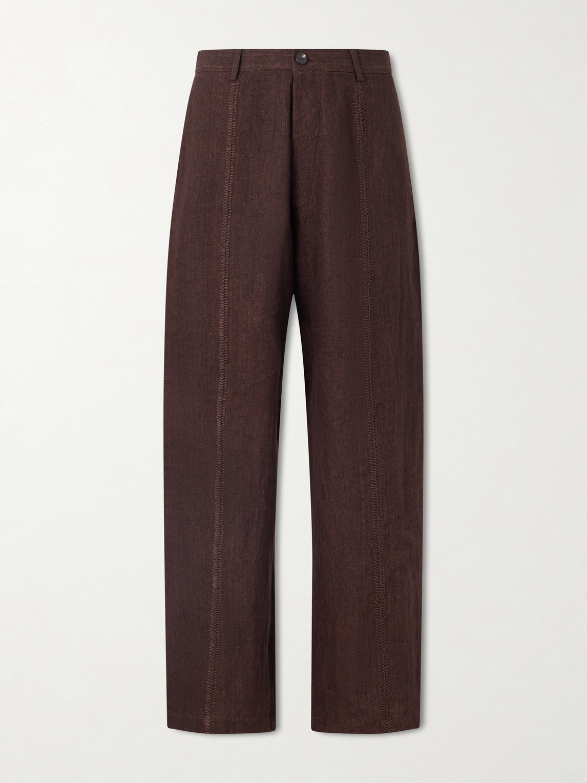 Kartik Research Rabari Embroidered Straight-Leg Linen Suit Trousers - Men | Thumbnail 7 Kartik Research Rabari Embroidered Straight-Leg Linen Suit Trousers - Men | Thumbnail 7