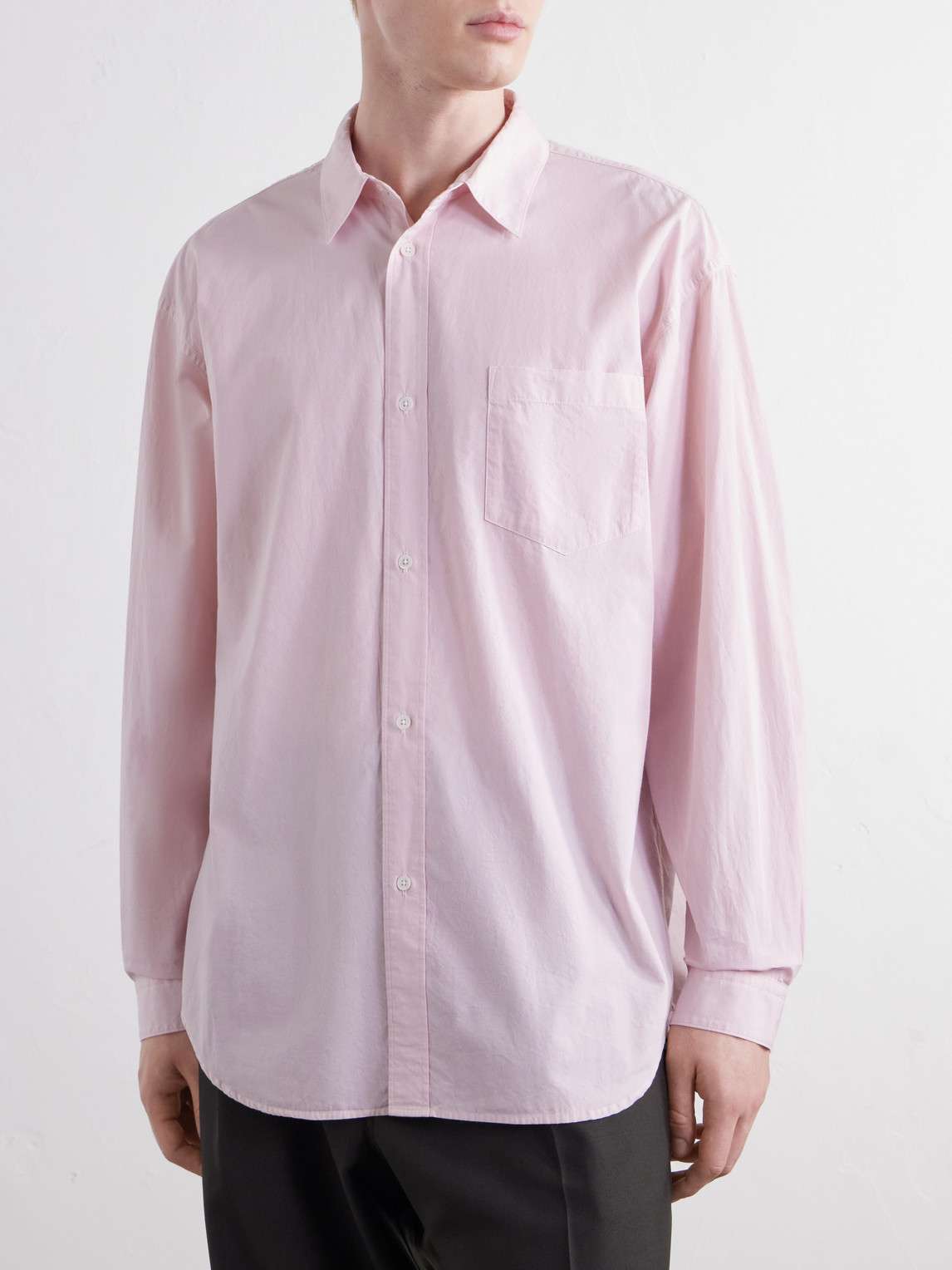 Cotton And Cashmere-Blend Lawn Shirt