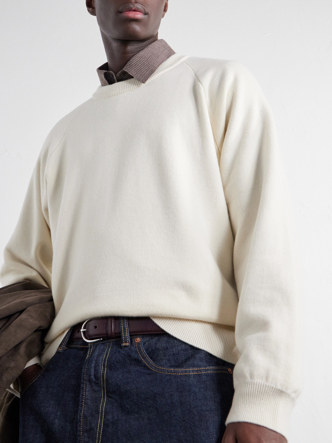 Cotton And Wool-Blend Sweater
