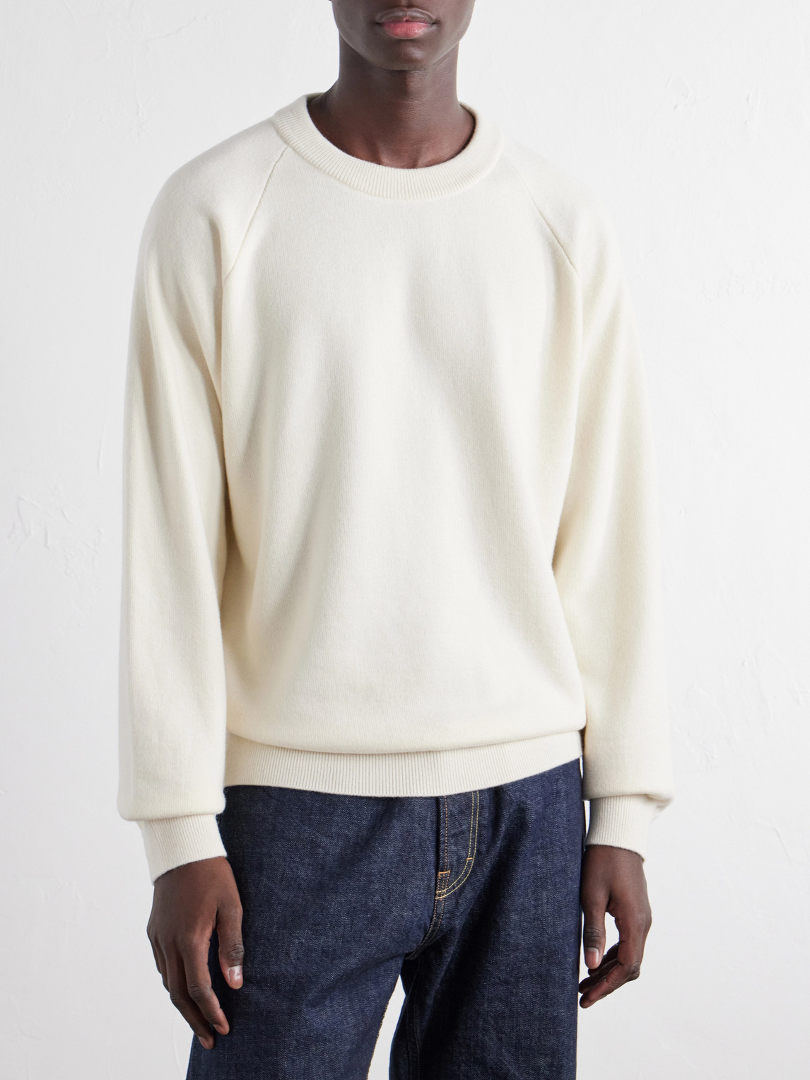 Cotton And Wool-Blend Sweater