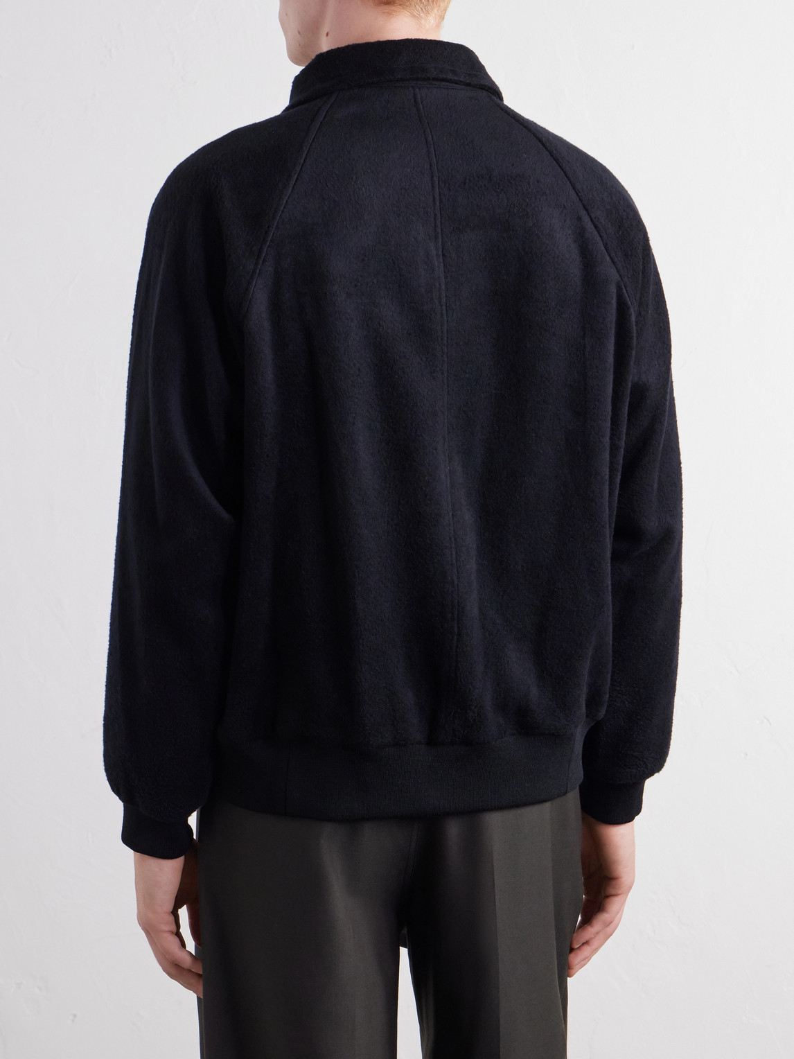 And Wool-Blend Fleece Jacket