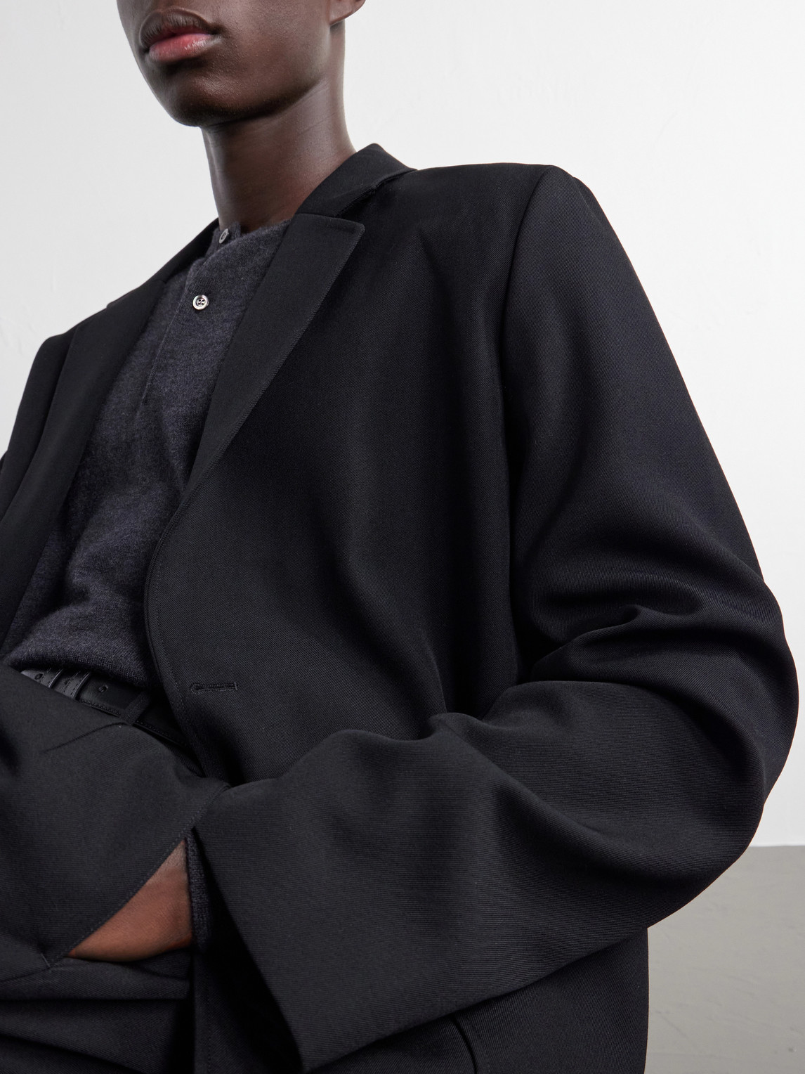 Wool-Twill Suit Jacket