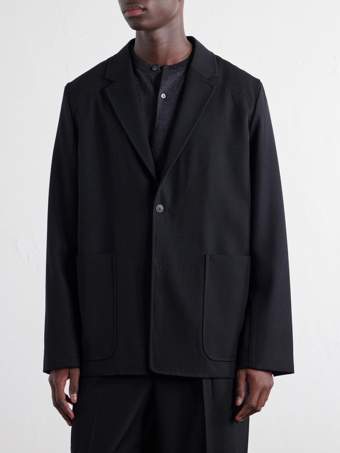 Wool-Twill Suit Jacket