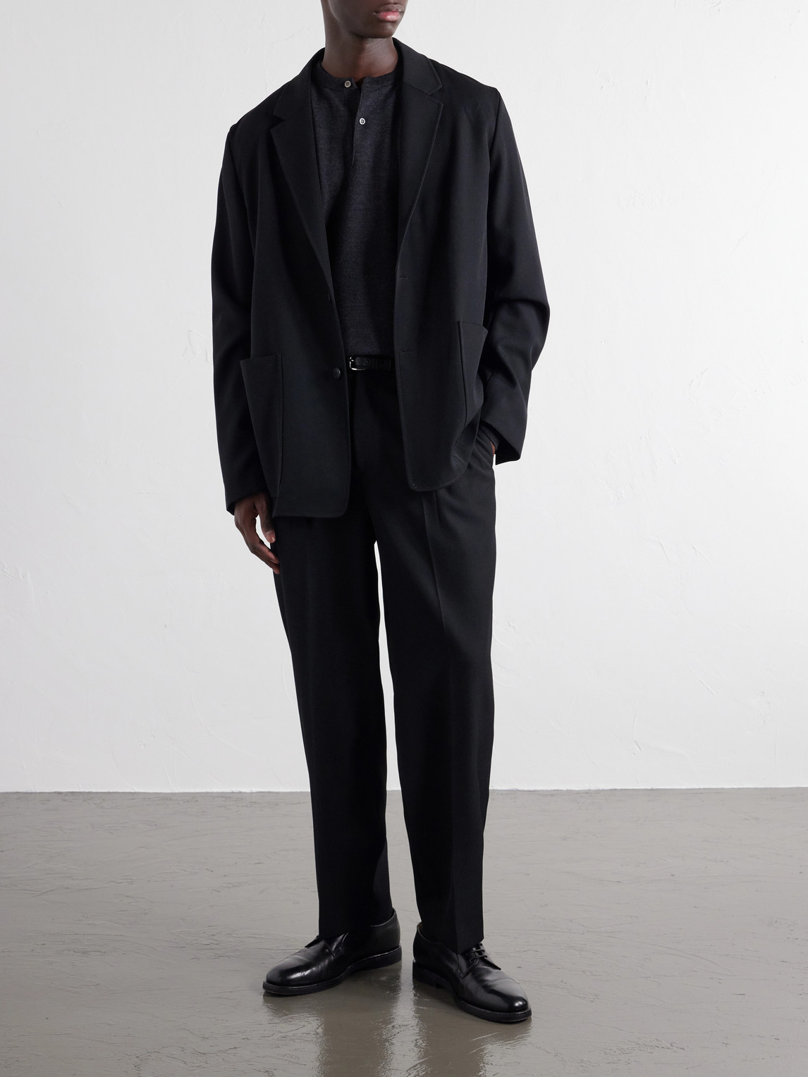 Wool-Twill Suit Jacket