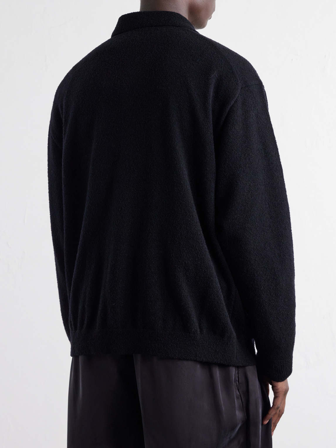 Wool-Blend Bouclé Cardigan