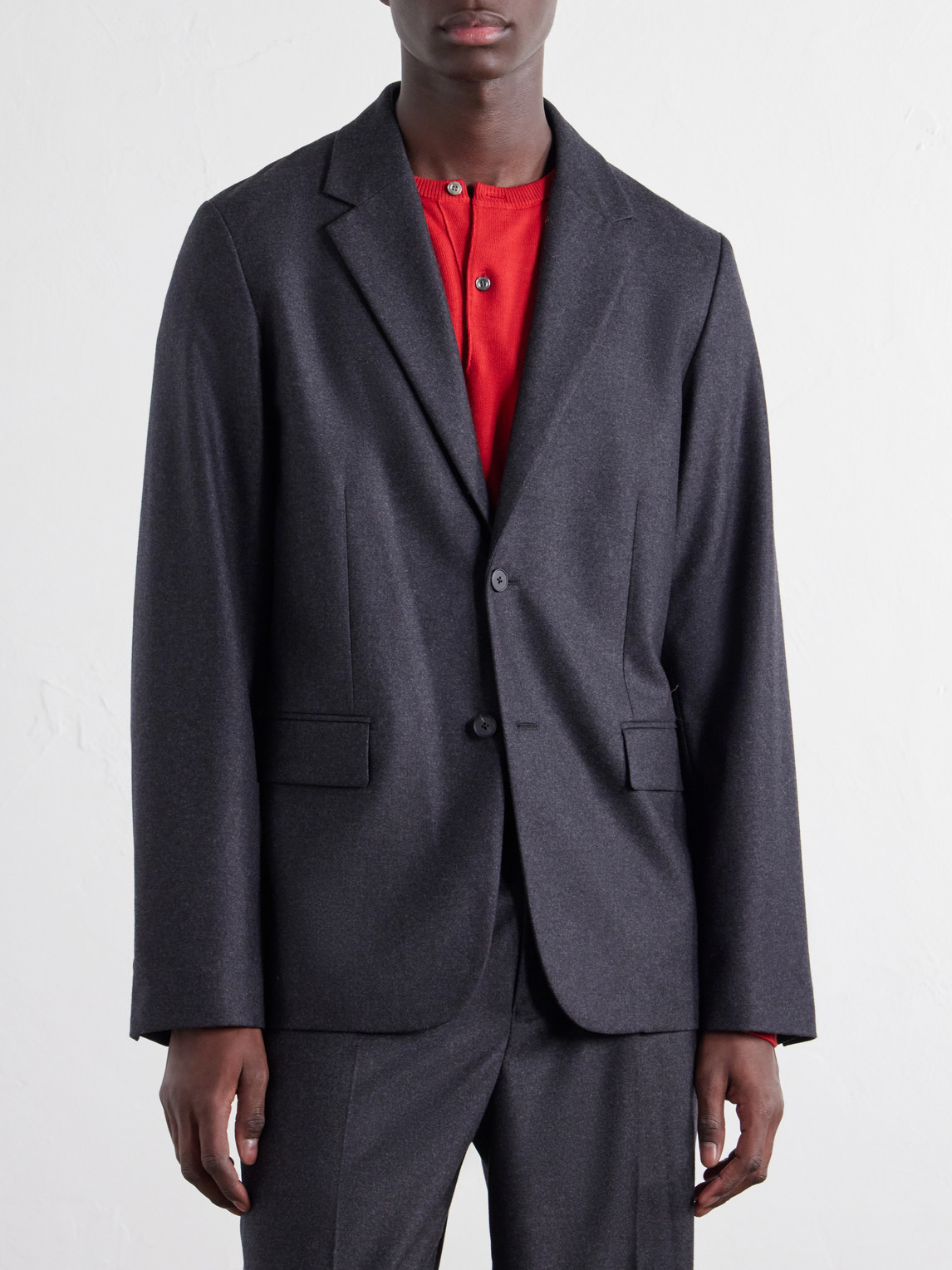 Wool-Flannel Suit Jacket