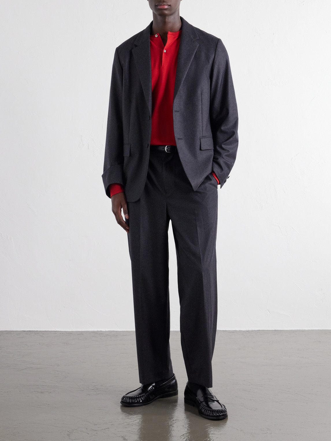 Wool-Flannel Suit Jacket