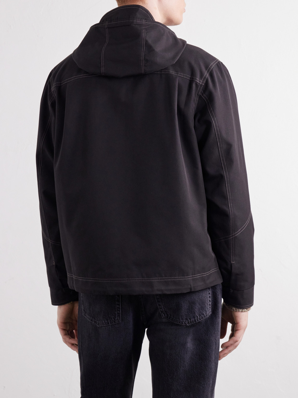 Saltash Cotton-Blend Gabardine Hooded Jacket