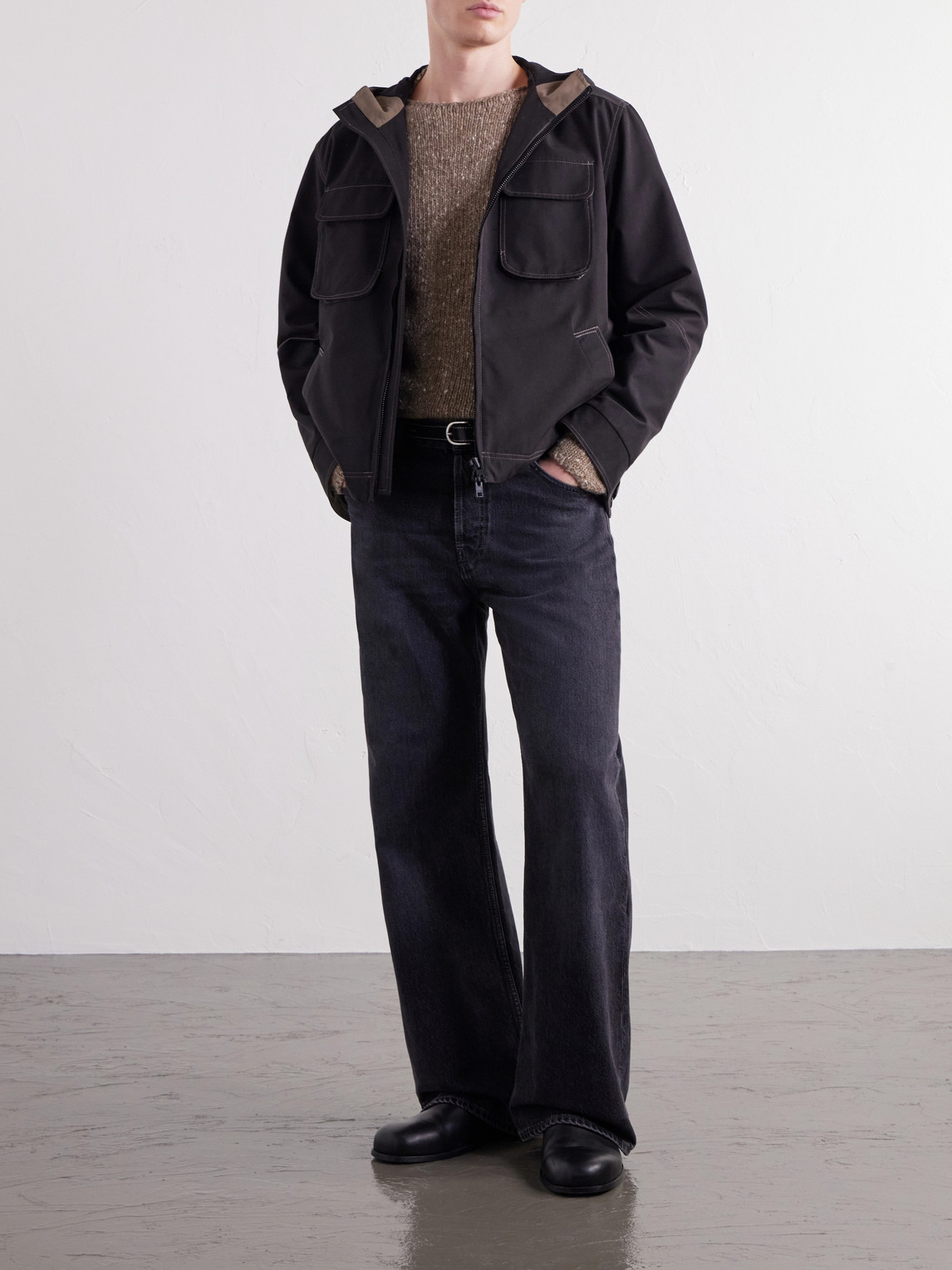 Saltash Cotton-Blend Gabardine Hooded Jacket