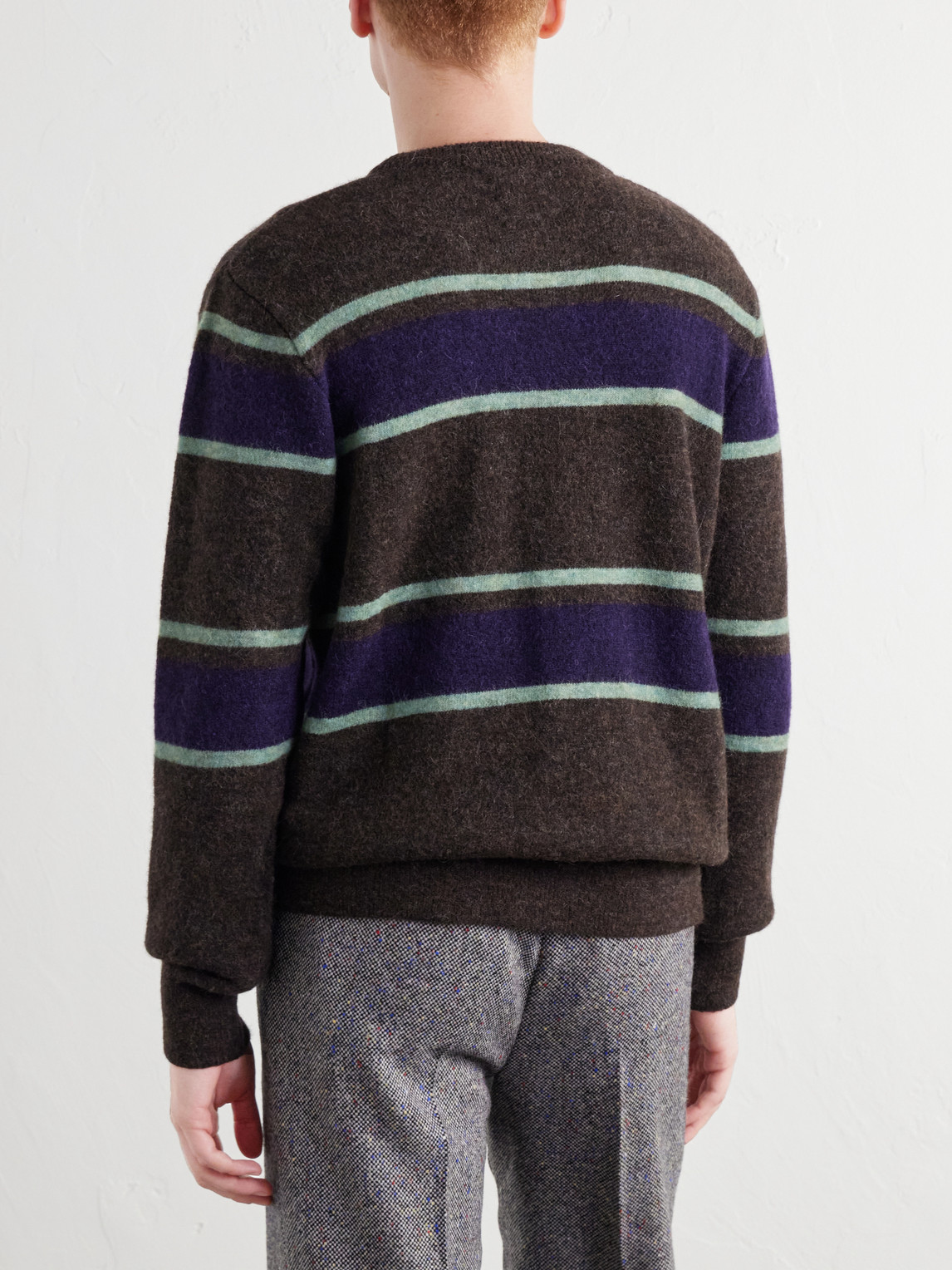 Blenheim Striped Wool-Blend Sweater