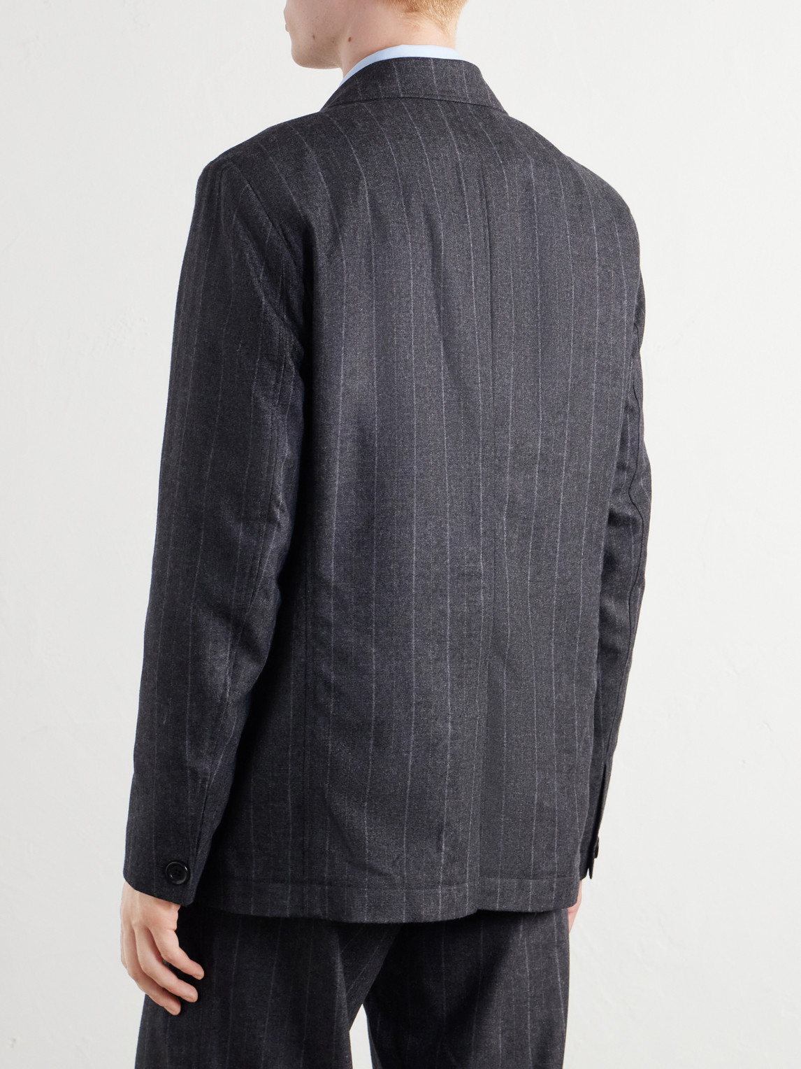Westbury Striped Wool-Blend Suit Jacket