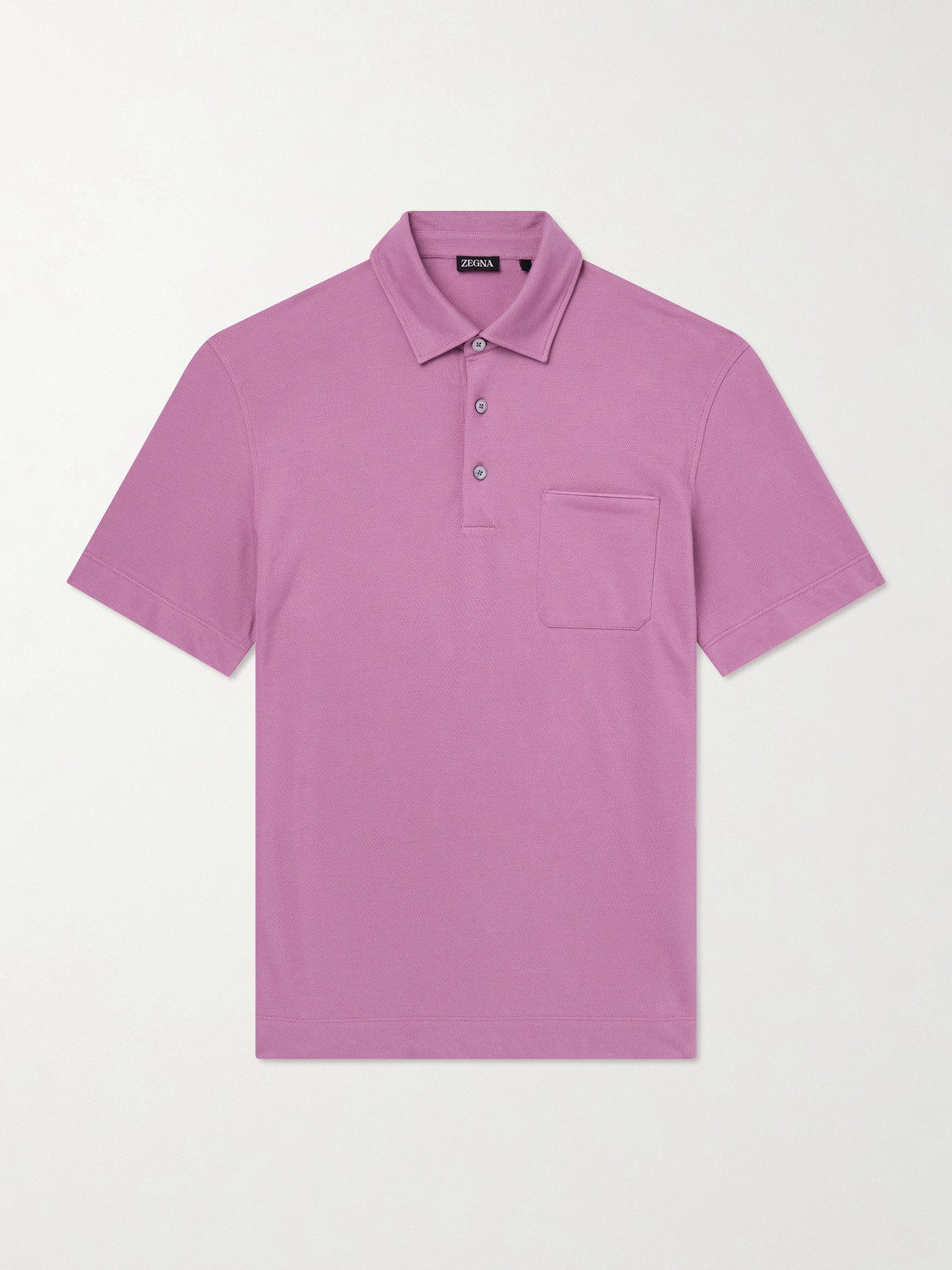 Zegna Cotton-Jersey Polo Shirt - Men | Thumbnail 7 Zegna Cotton-Jersey Polo Shirt - Men | Thumbnail 7