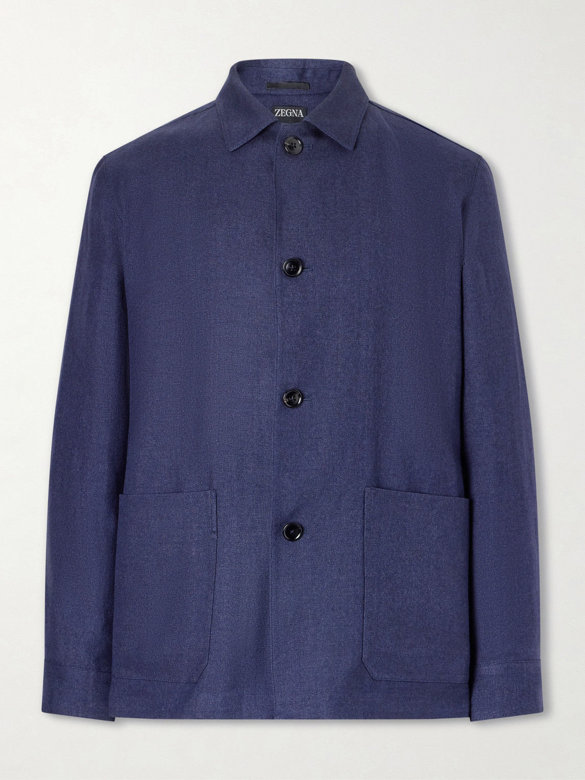 Zegna Wool and Linen-Blend Chore Jacket - Men