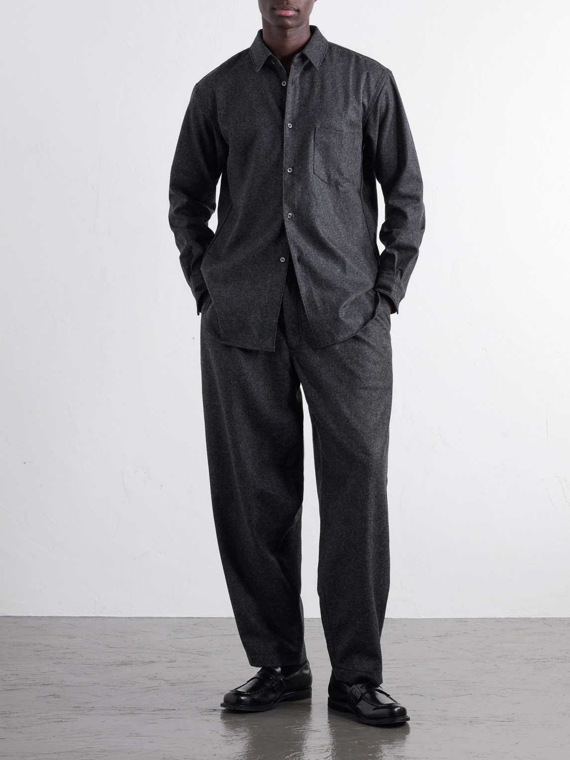 Comme Des Garçons Shirt - Wool-Blend Flannel Shirt