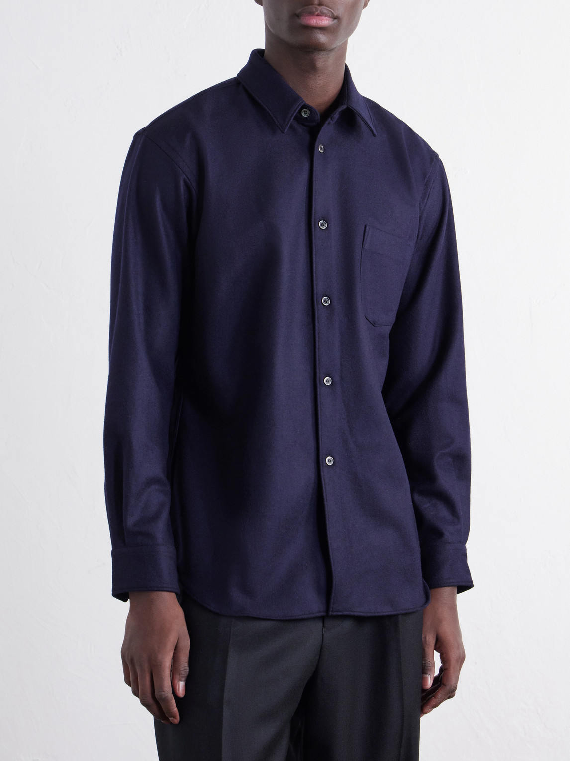 Comme Des Garçons Shirt - Wool-Blend Flannel Shirt
