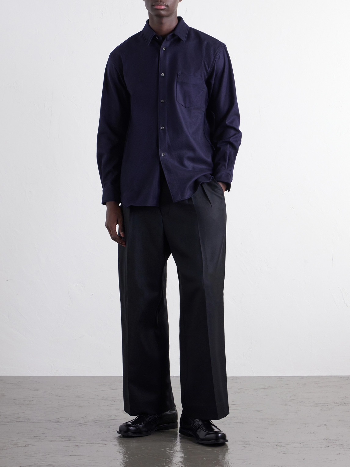 Comme Des Garçons Shirt - Wool-Blend Flannel Shirt